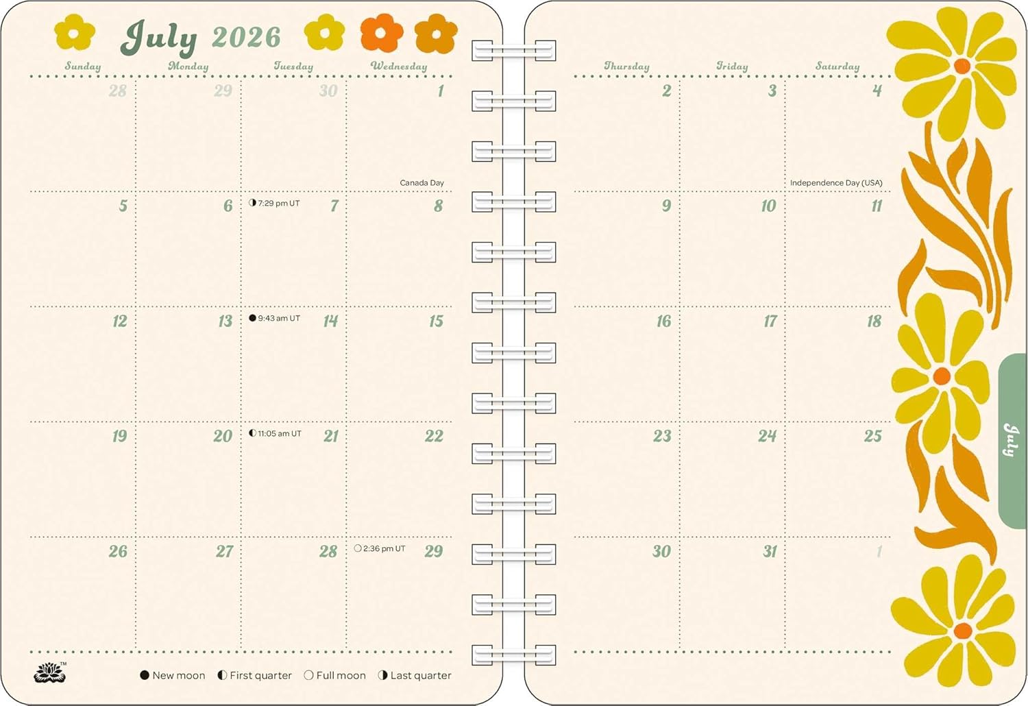 2026 Kira Cyan: It's All About Balance, Baby - Monthly & Weekly Diary/Plannerv