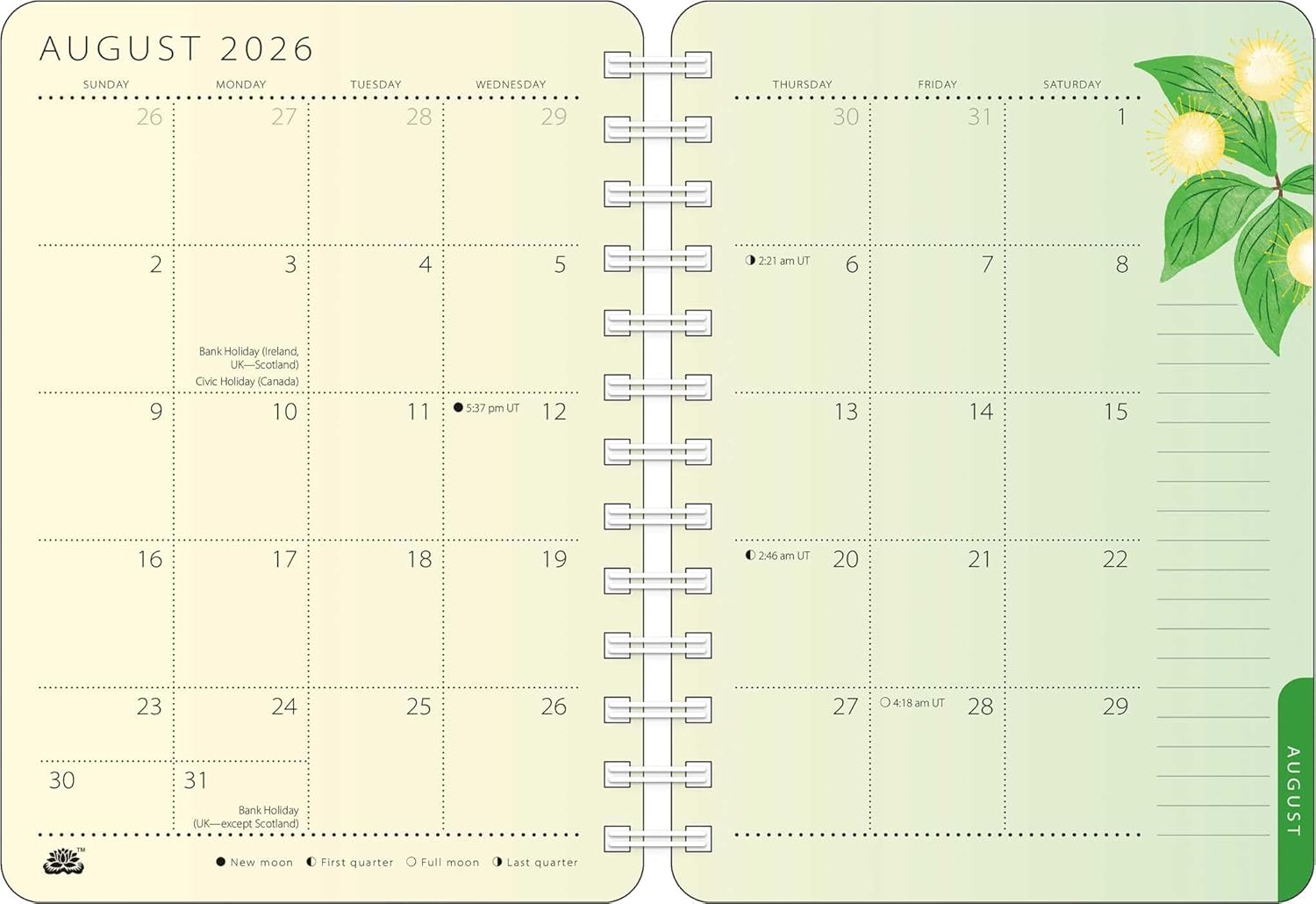 2026 Touching Peace: Thich Nhat Hanh - Monthly & Weekly Diary/Planner