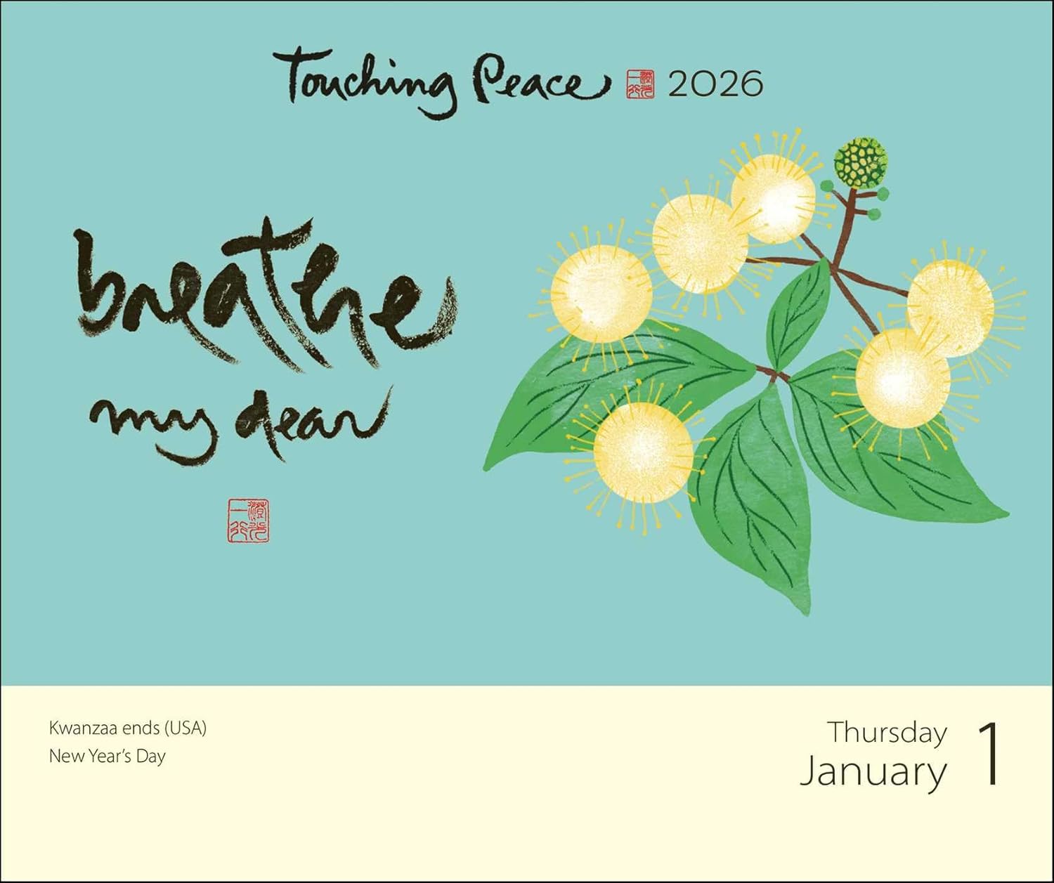 2026 Touching Peace: Thich Nhat Hanh - Boxed Page-A-Day