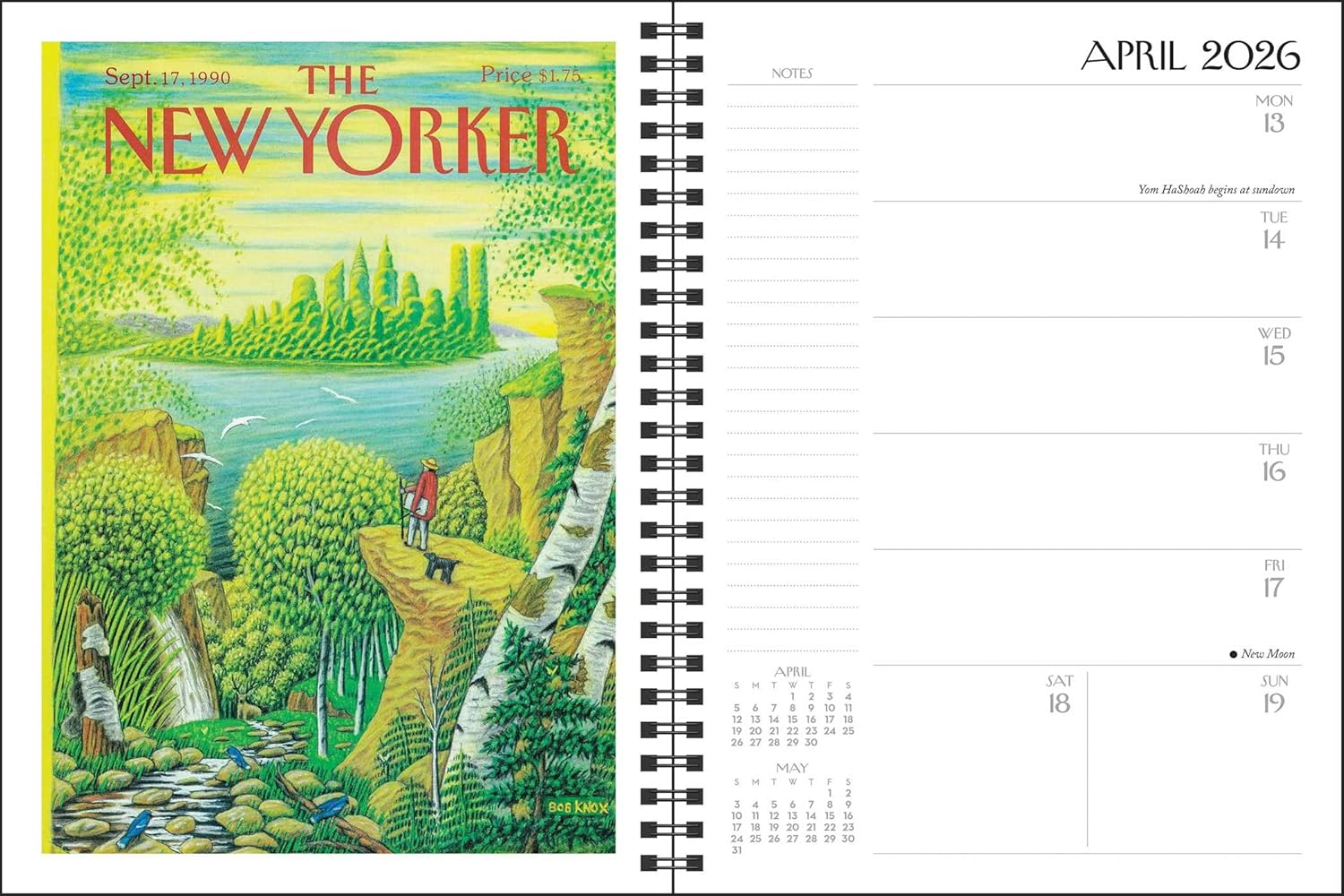 2026 New Yorker Magazine - Monthly & Weekly Diary/Planner