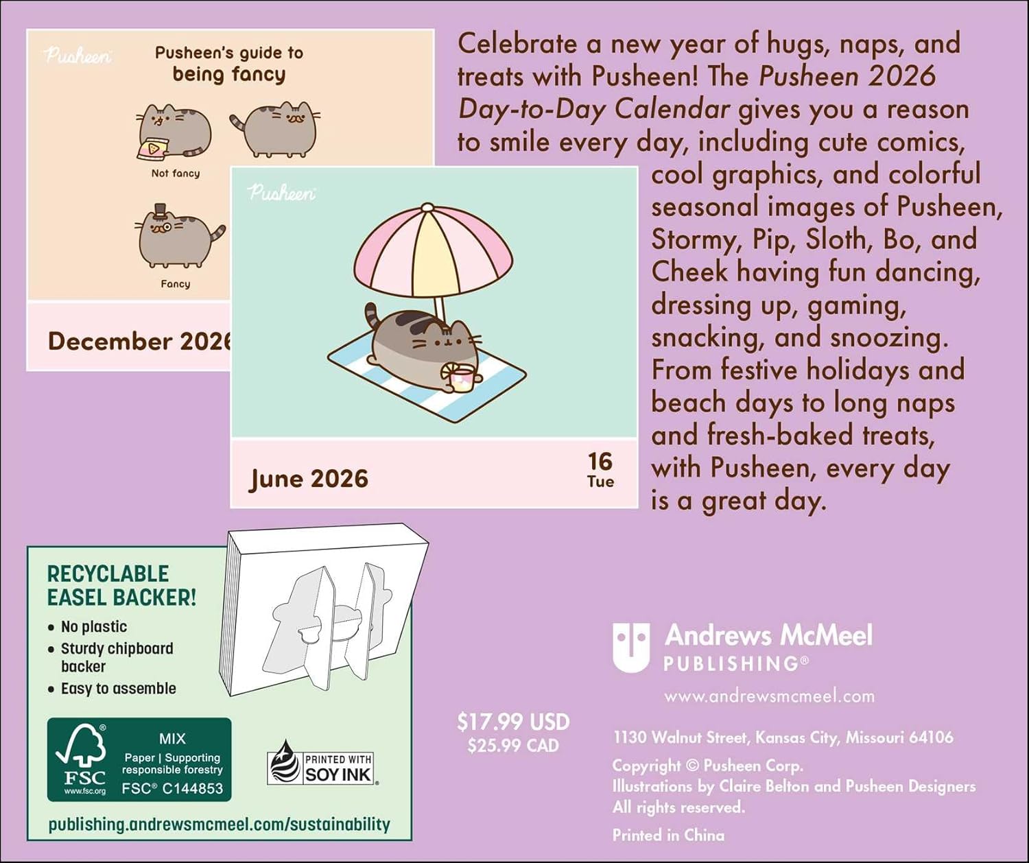 2026 Pusheen - Boxed Page-A-Day