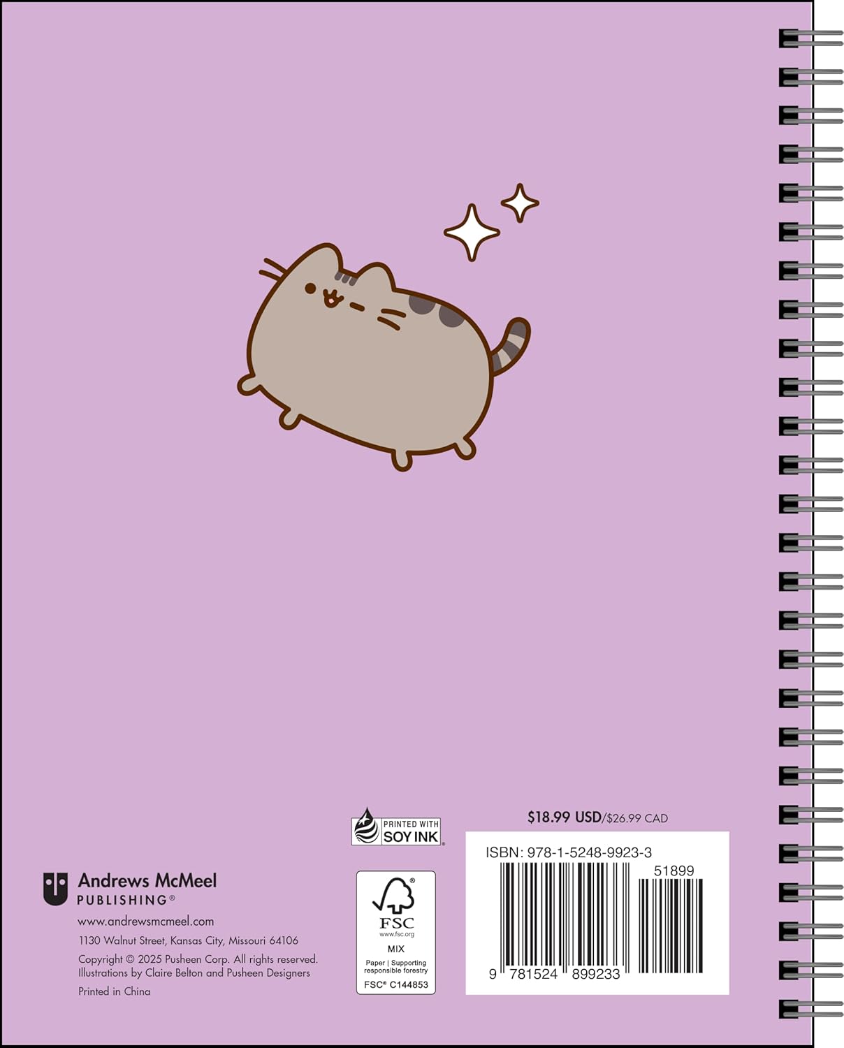 2026 Pusheen - Monthly & Weekly Diary/Planner