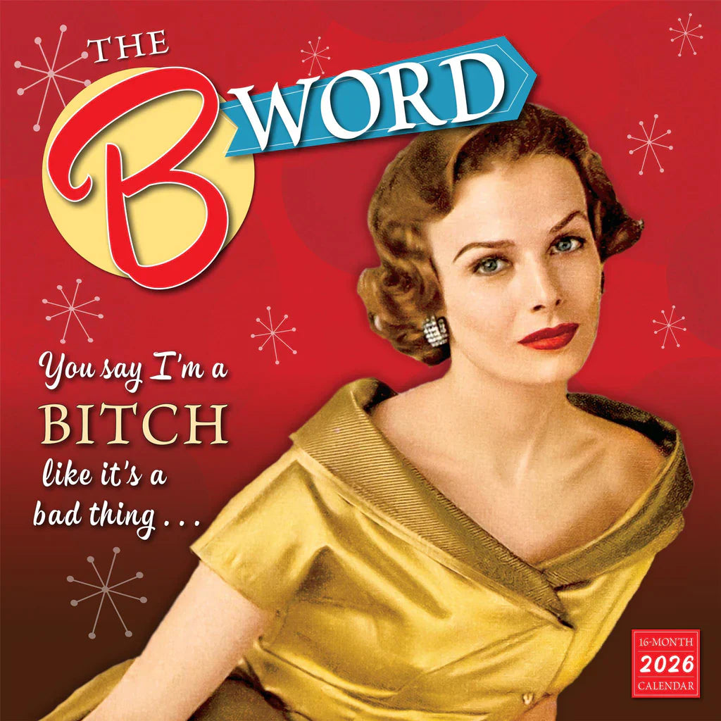 2026 The B Word - Square Wall Calendar