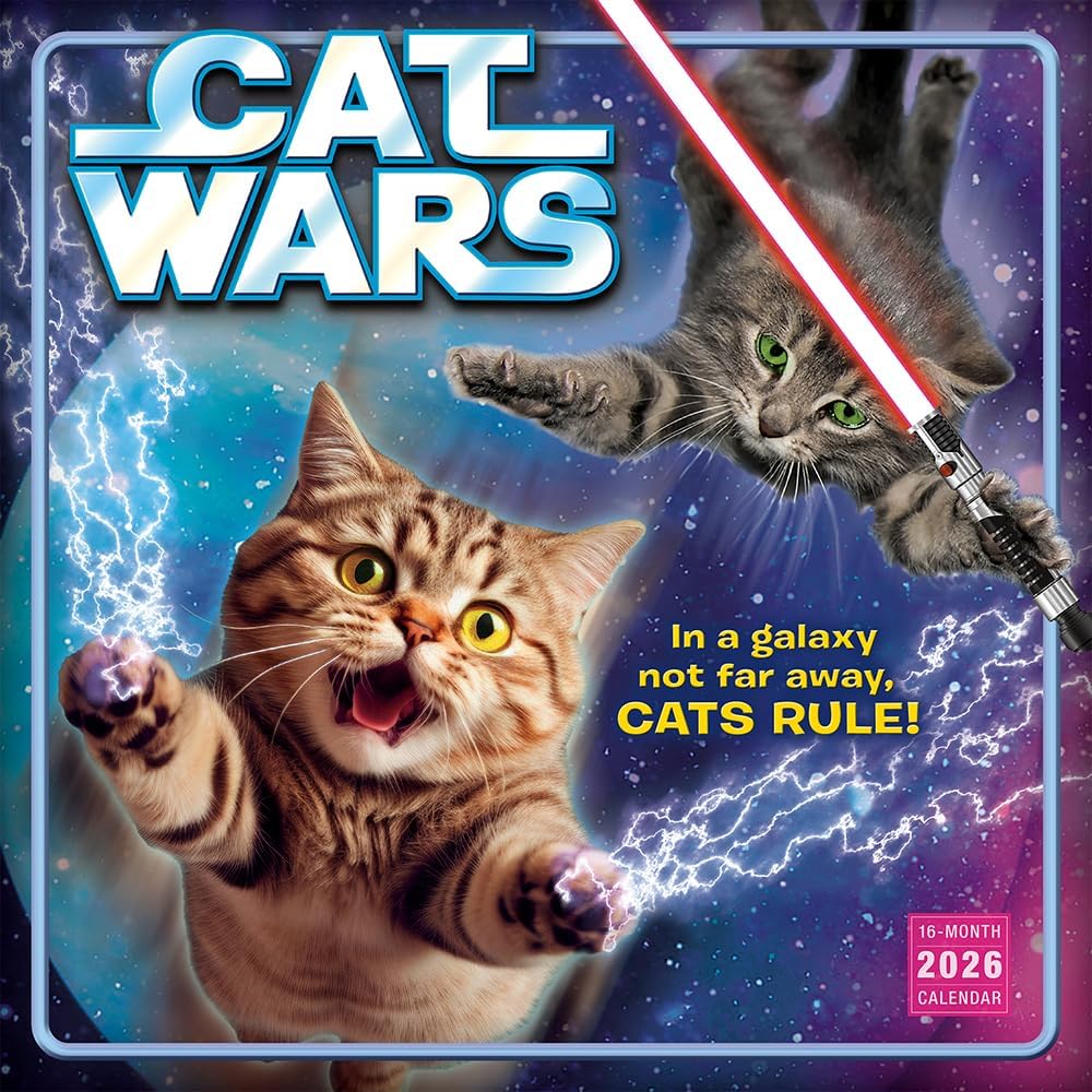 2026 Cat Wars - Square Wall Calendar