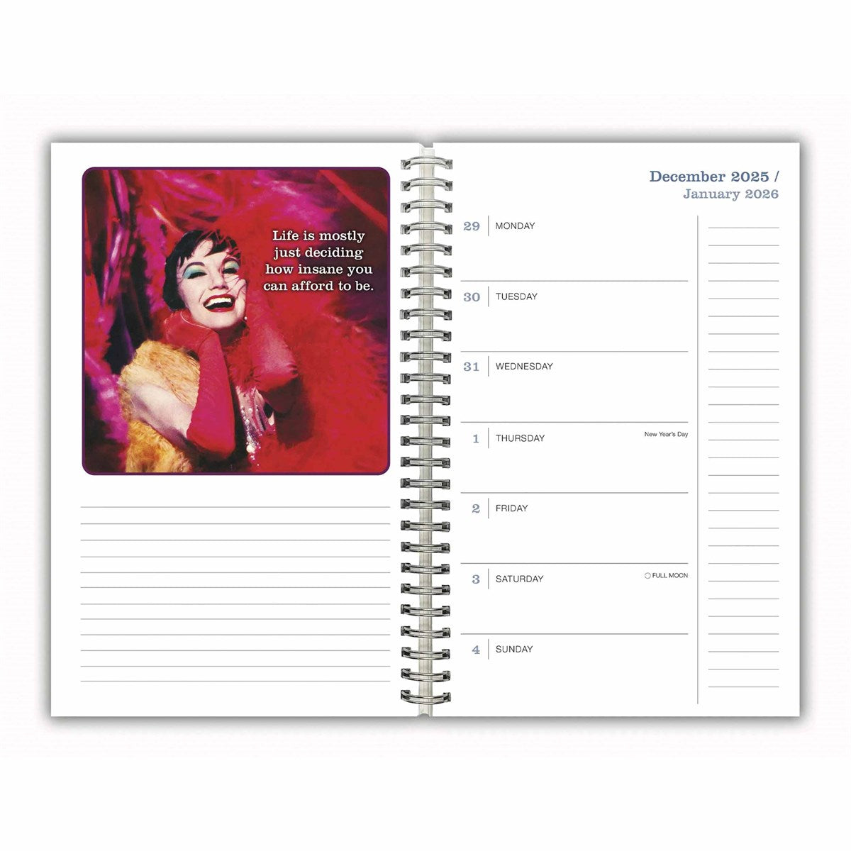 2026 The B Word - Monthly & Weekly Diary/Planner