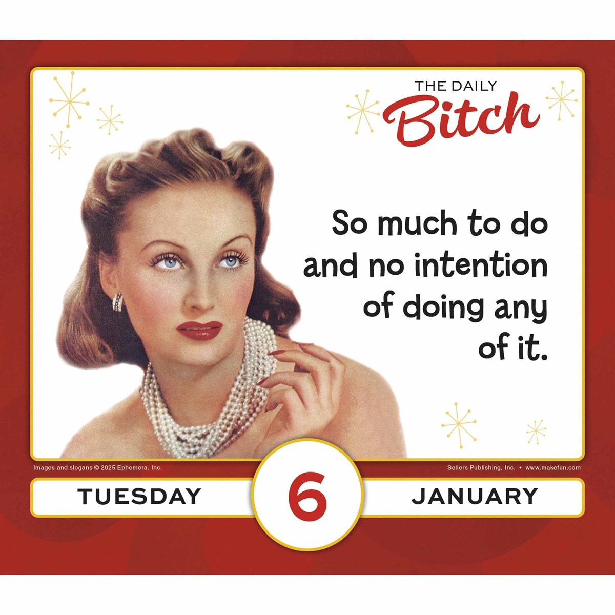 2026 The Daily Bitch - Boxed Page-A-Day