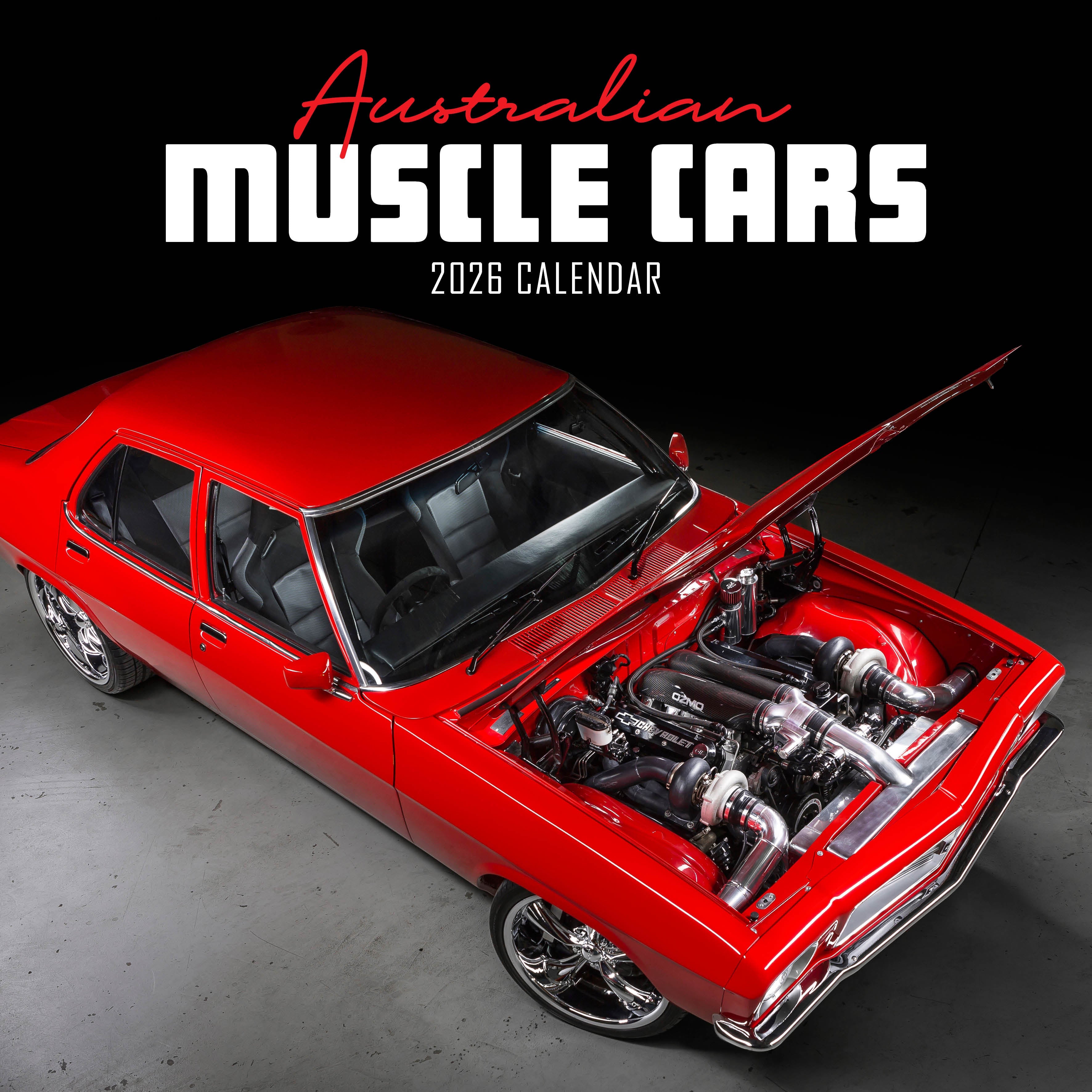 2026 Australian Muscle Cars - Square Wall Calendar