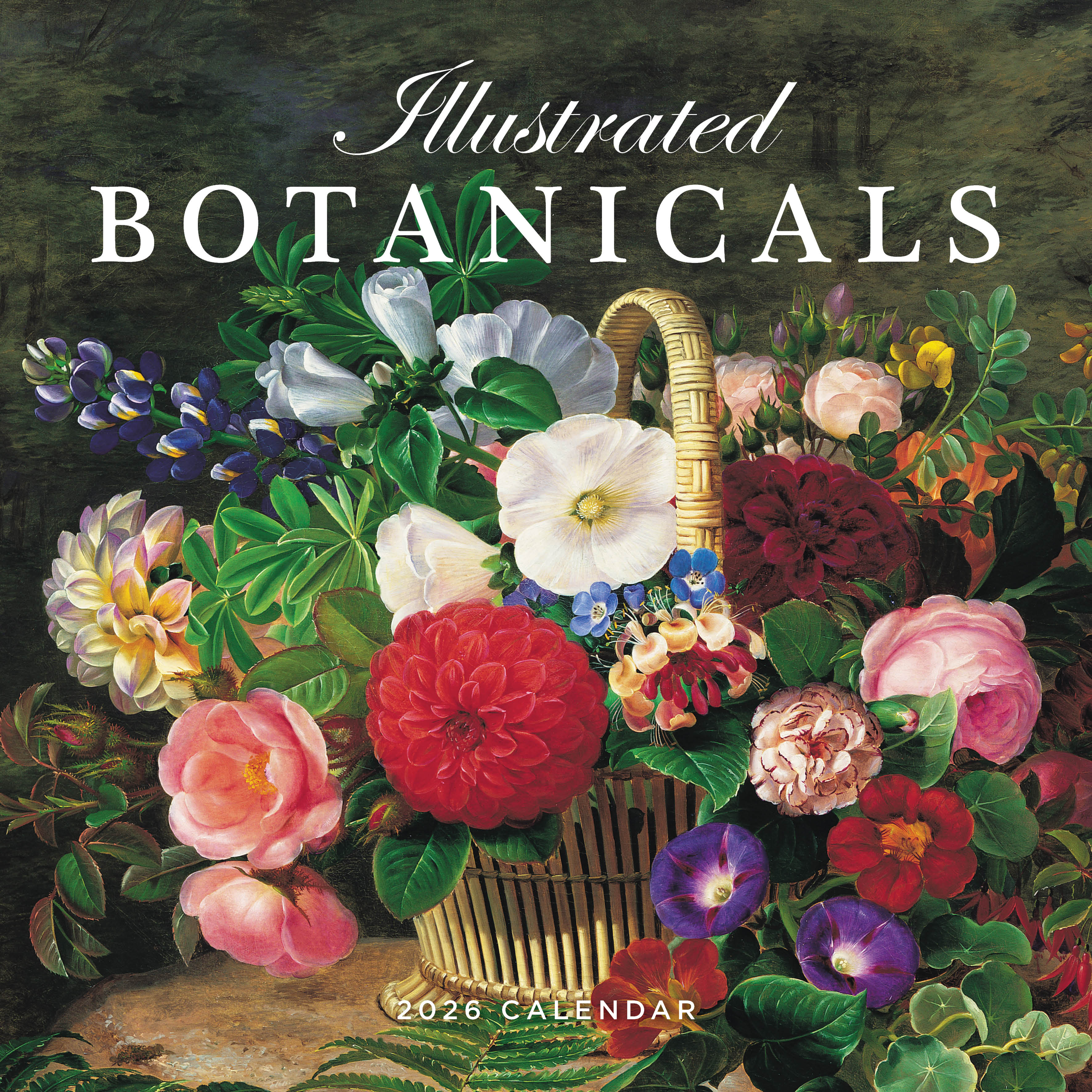 2026 Illustrated Botanicals - Square Wall Calendar