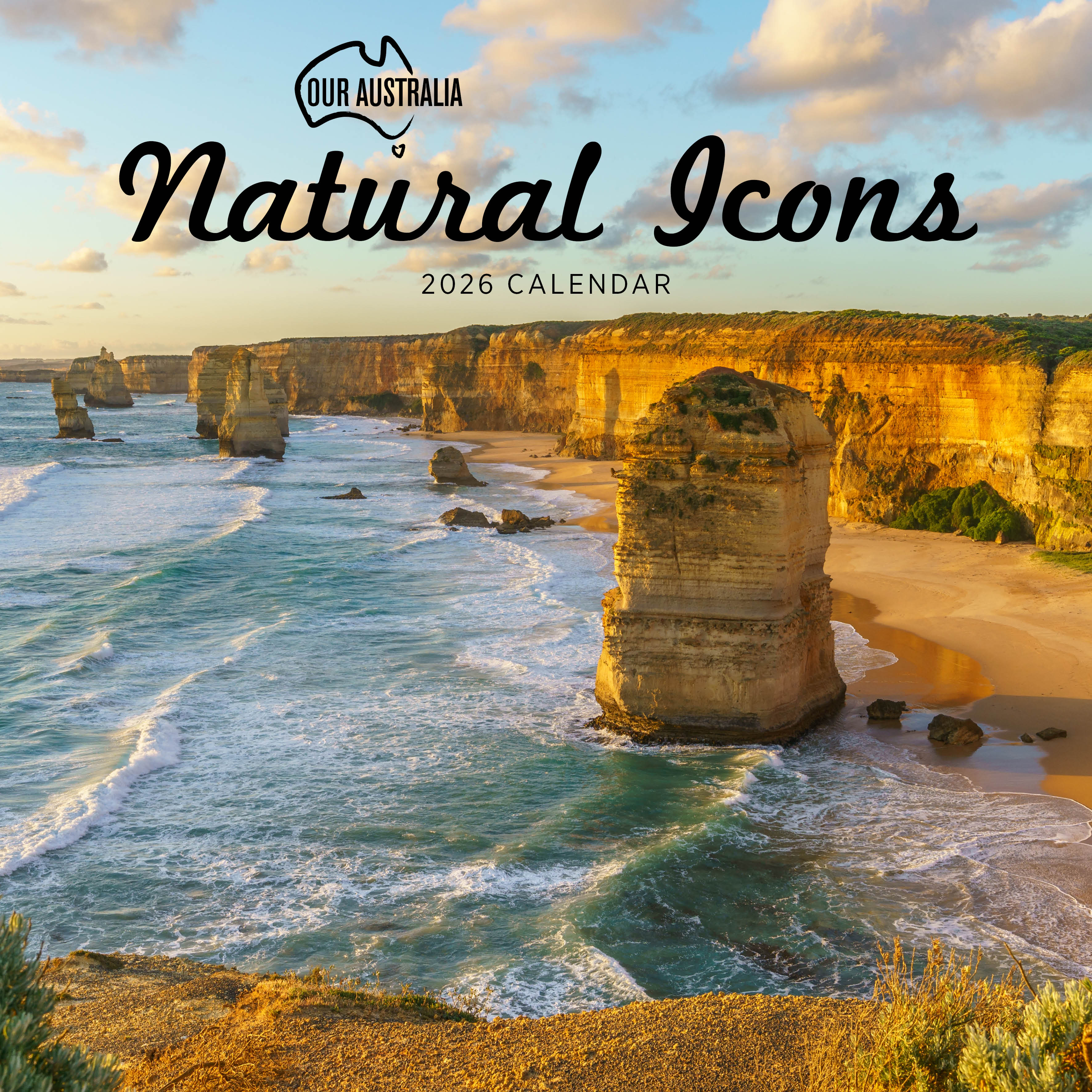 2026 Our Australia Natural Icons - Square Wall Calendar