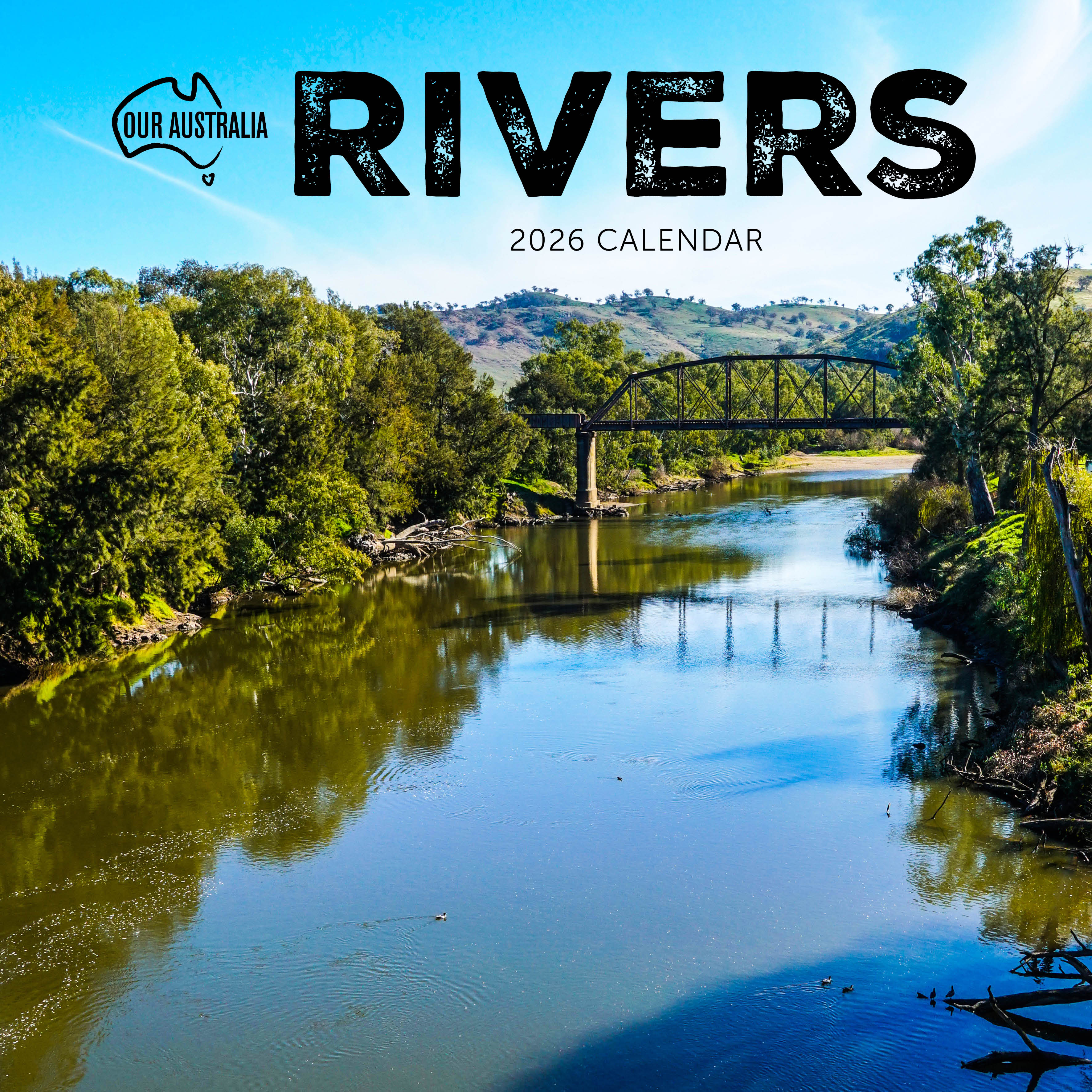 2026 Our Australia Rivers - Square Wall Calendar