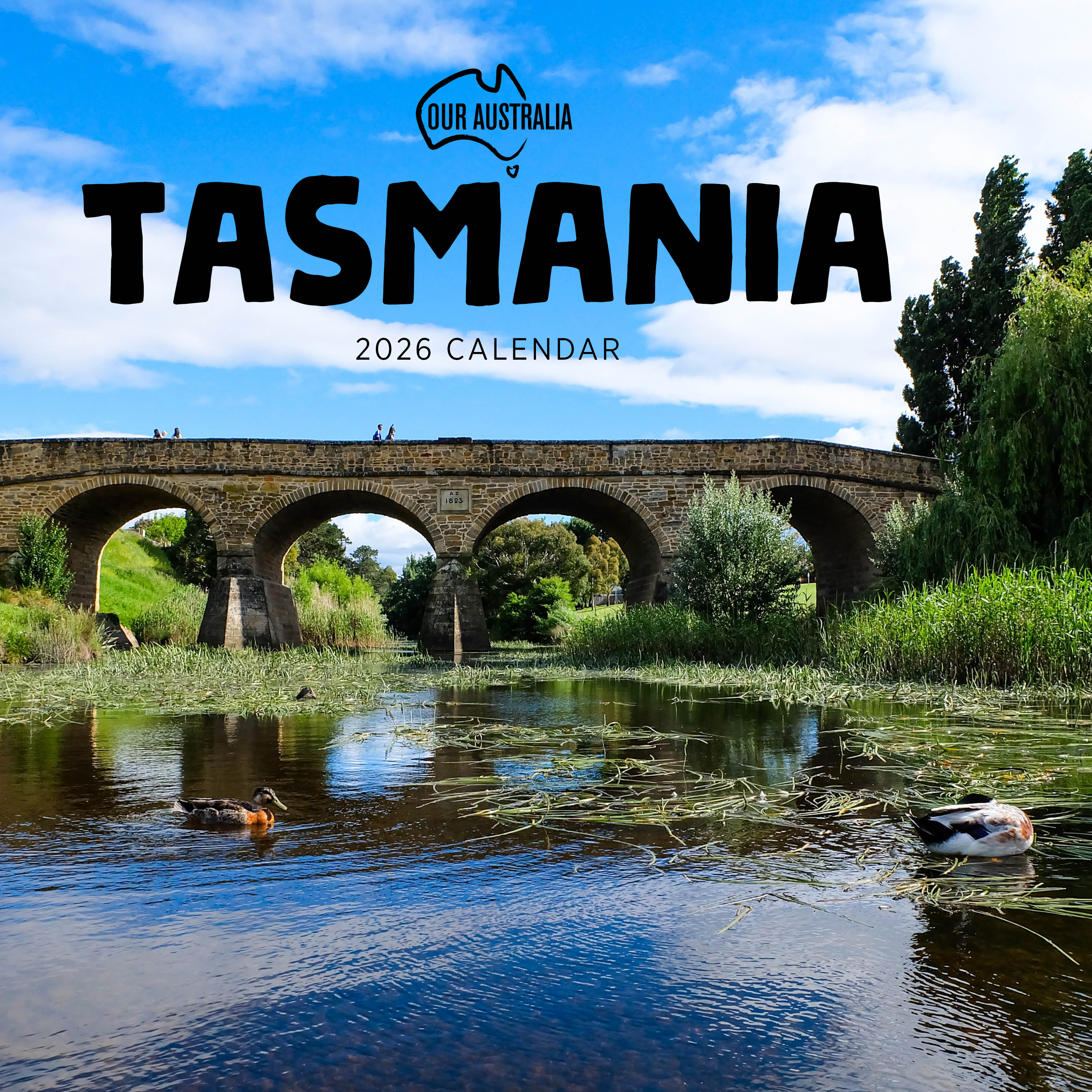 2026 Our Australia Tasmania - Square Wall Calendar