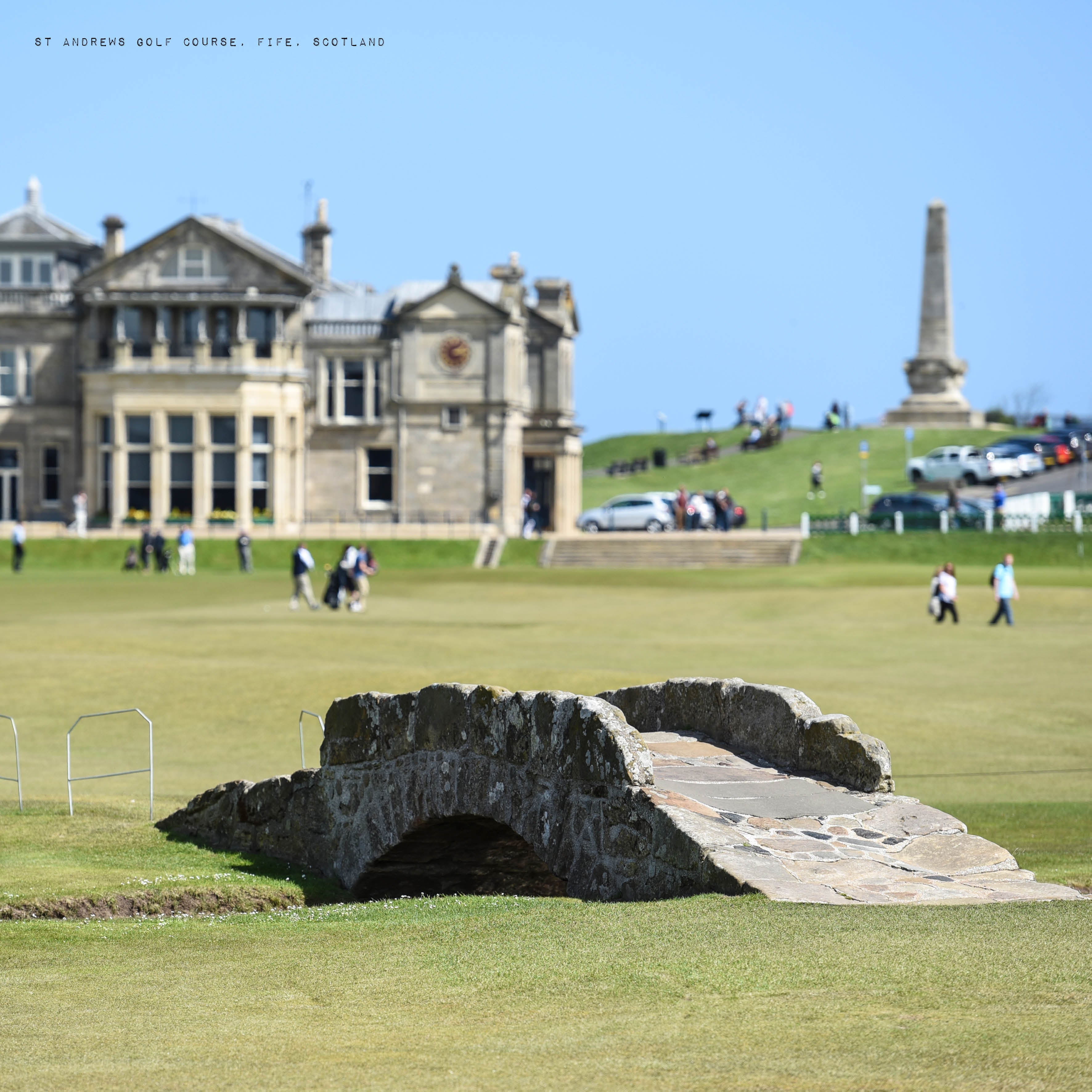 2026 Golf - Square Wall Calendar