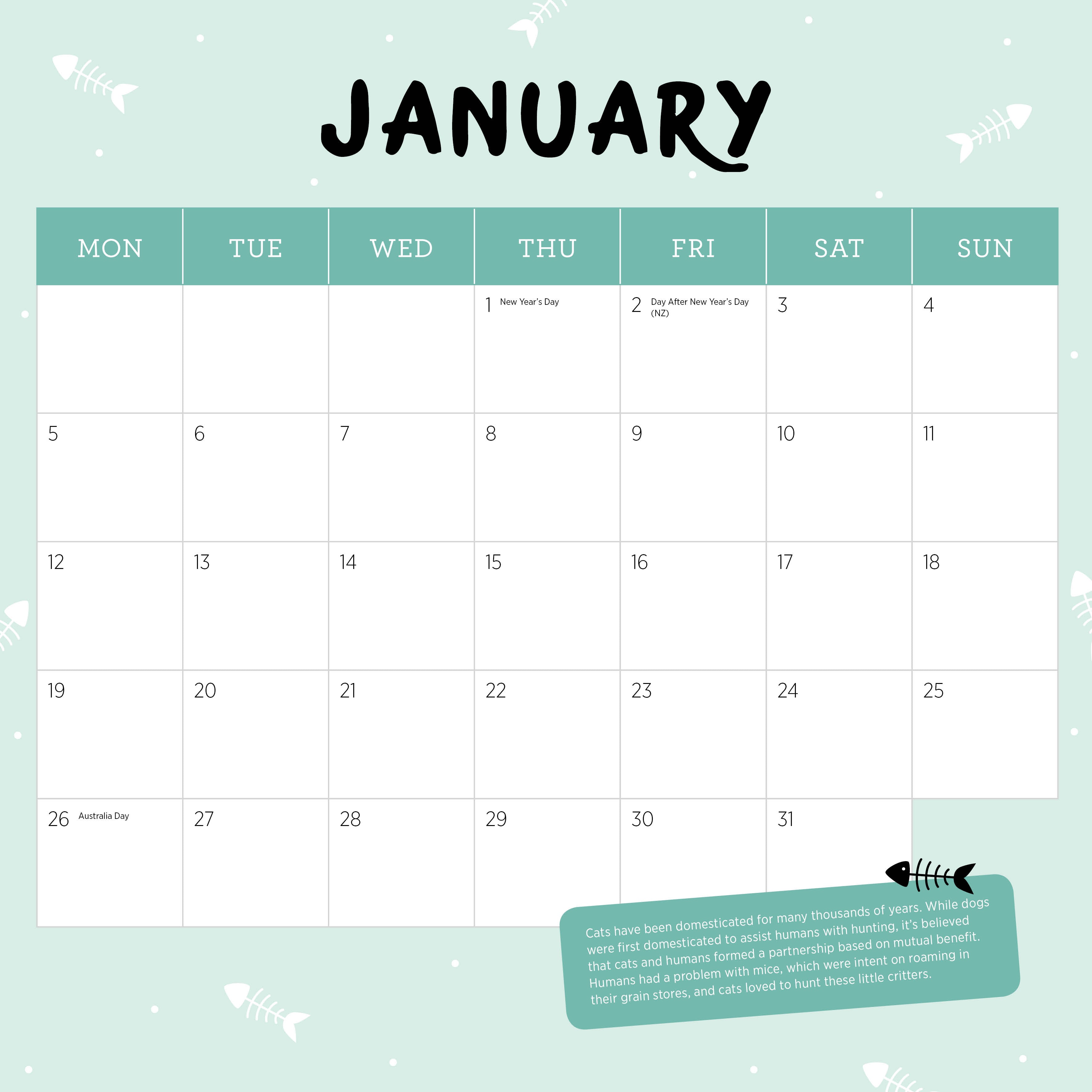 2026 Ragdolls - Square Wall Calendar