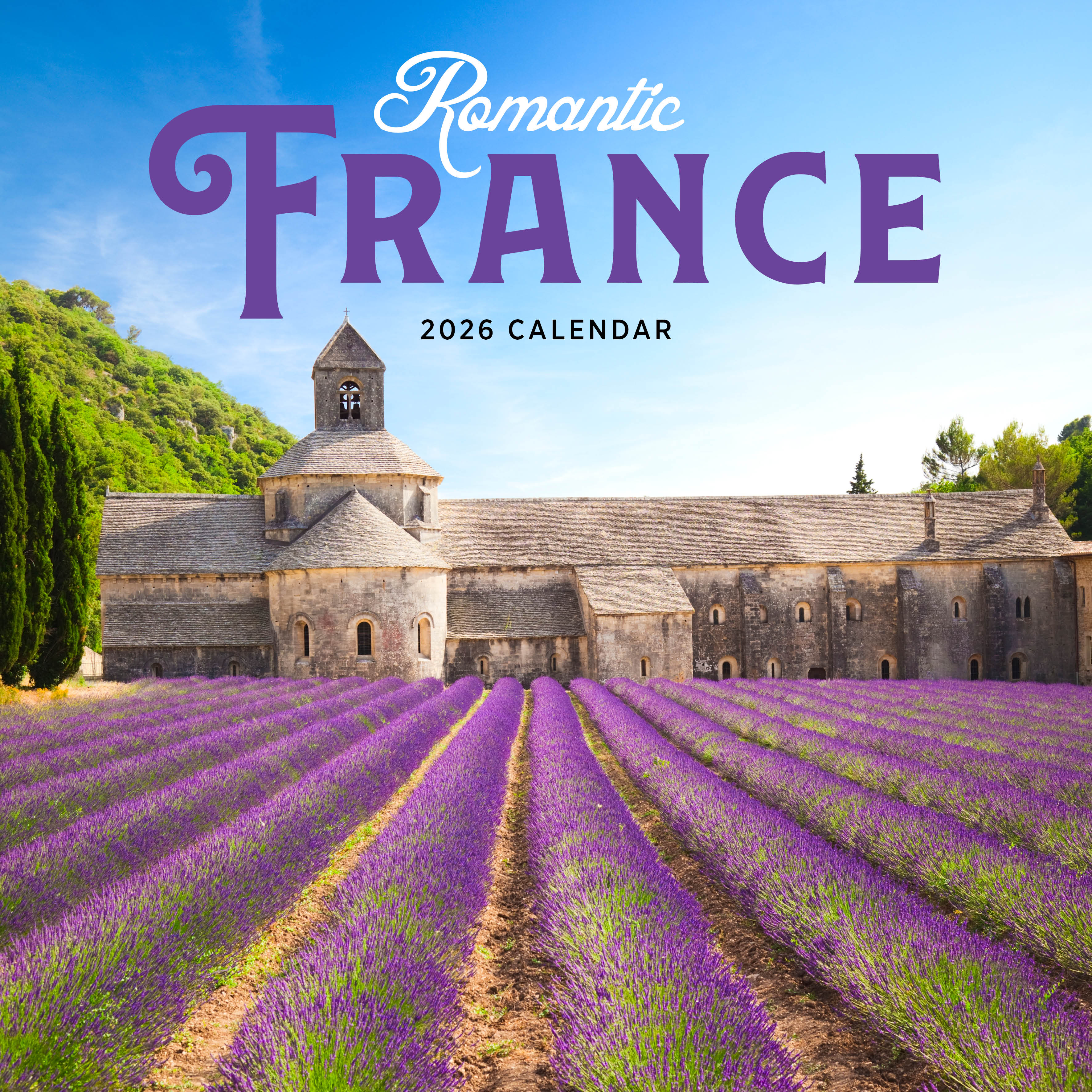 2026 Romantic France - Square Wall Calendar