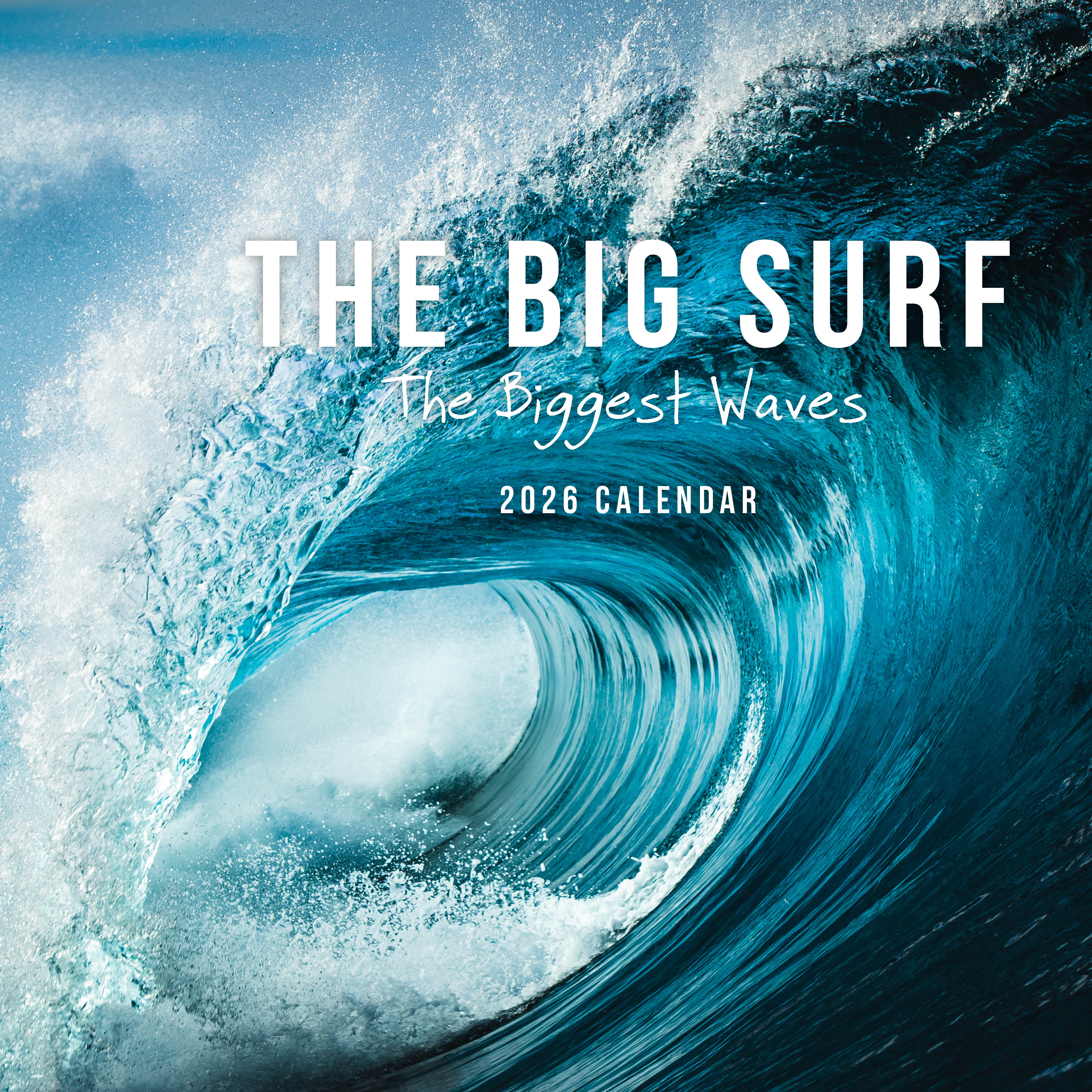 2026 The Big Surf - Biggest Waves - Square Wall Calendar