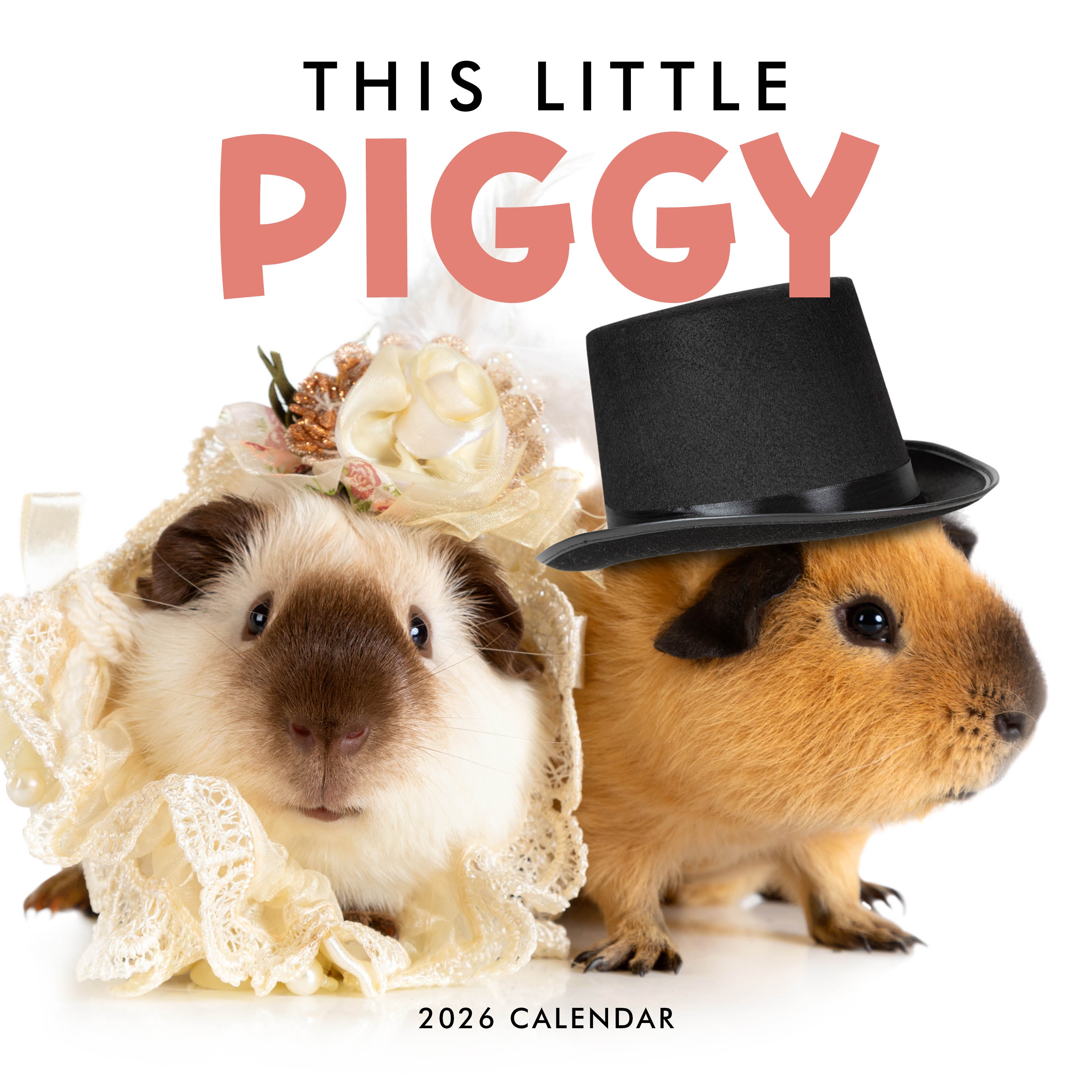 2026 This Little Piggy - Square Wall Calendar