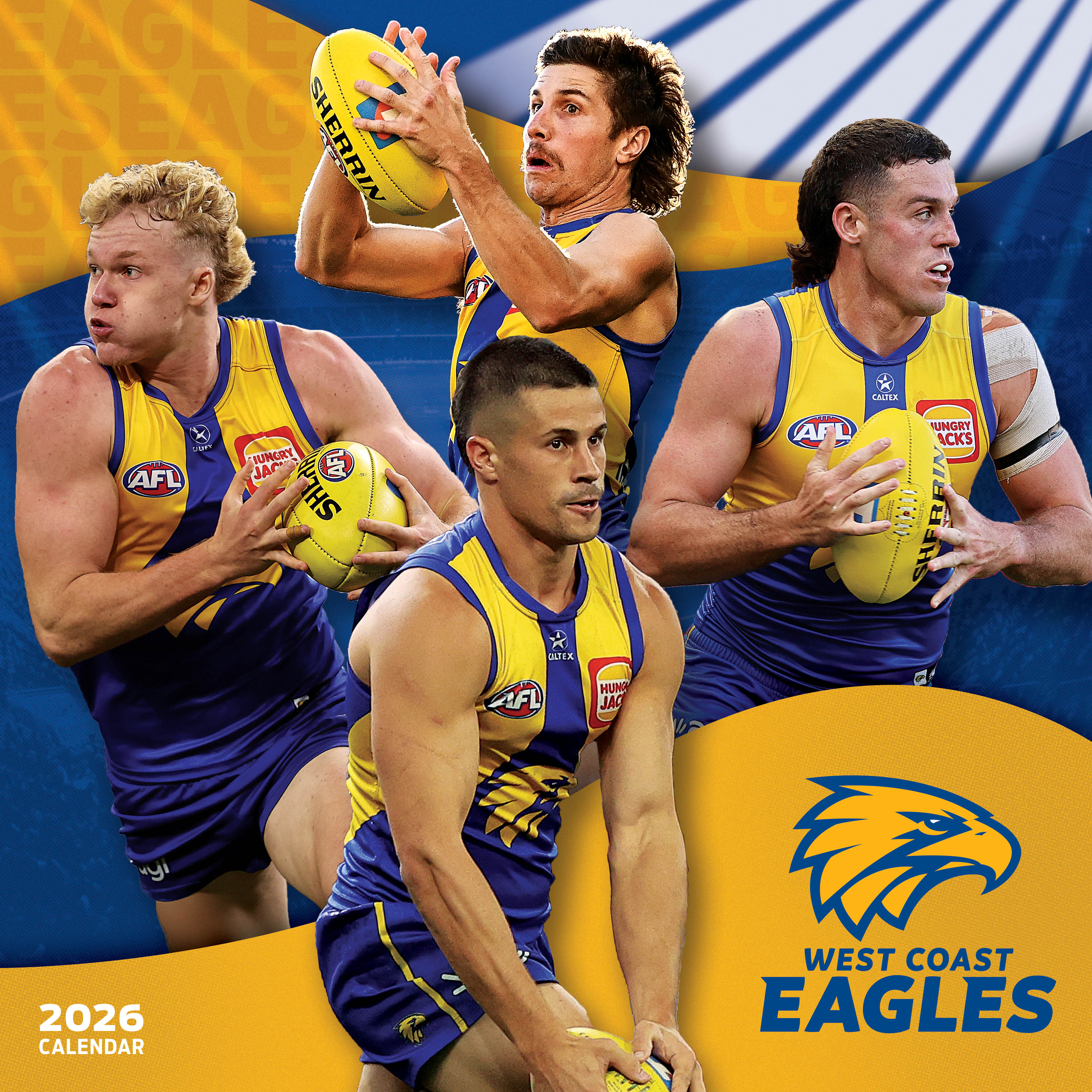 2026 AFL West Coast Eagles - Square Wall Calendar