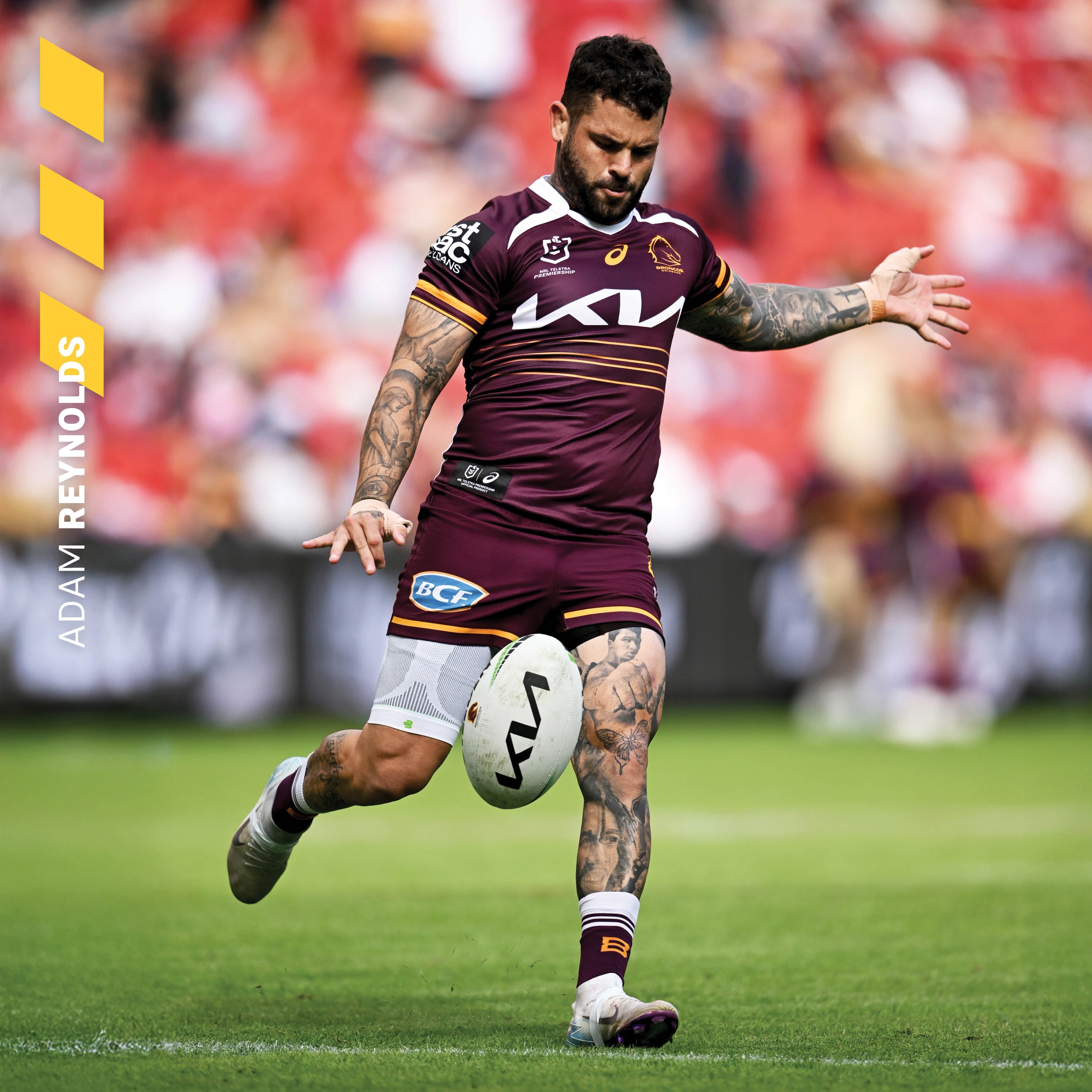 2026 NRL Brisbane Broncos - Square Wall Calendar