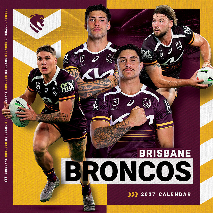 2027 NRL Brisbane Broncos calendar – image 1