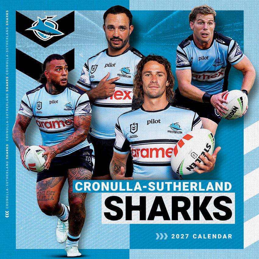 2027 NRL Cronulla Sharks calendar – image 1