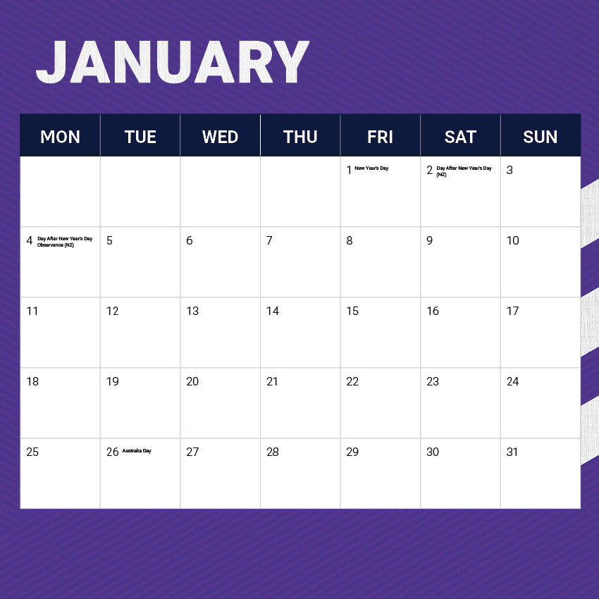 2027 NRL Melbourne Storm calendar – image 3