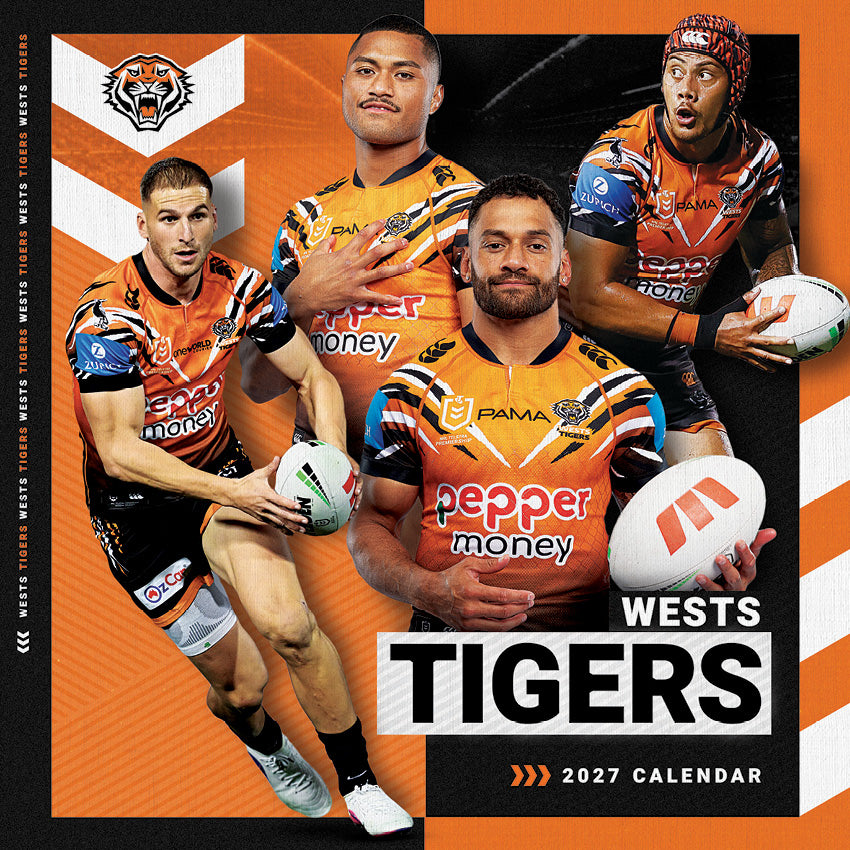 2027 NRL Wests Tigers calendar – image 1