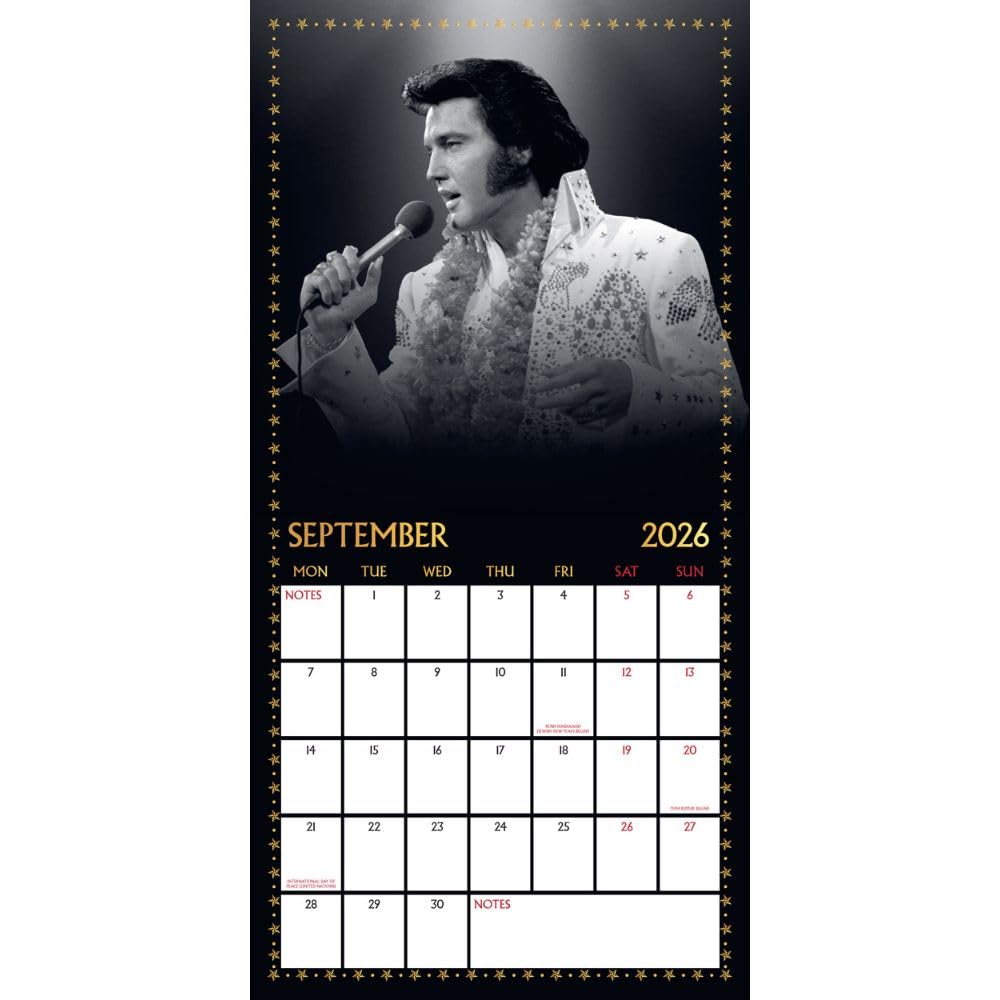 2026 Elvis - Square Wall Calendar