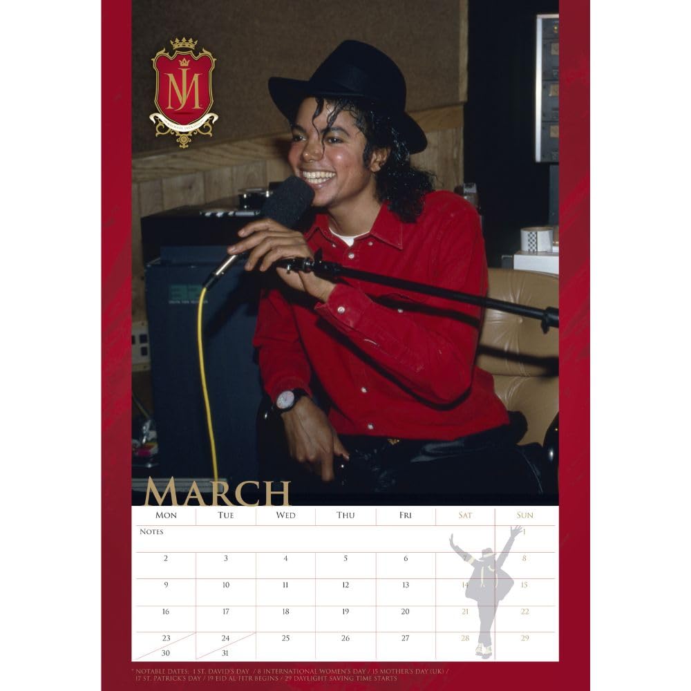 2026 Michael Jackson - A3 Wall Calendar