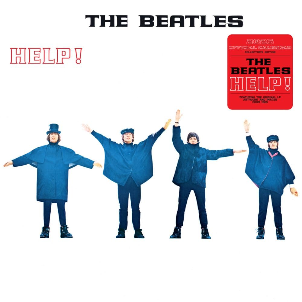 2026 The Beatles - Collector's Edition Record Sleeve - Square Wall Calendar