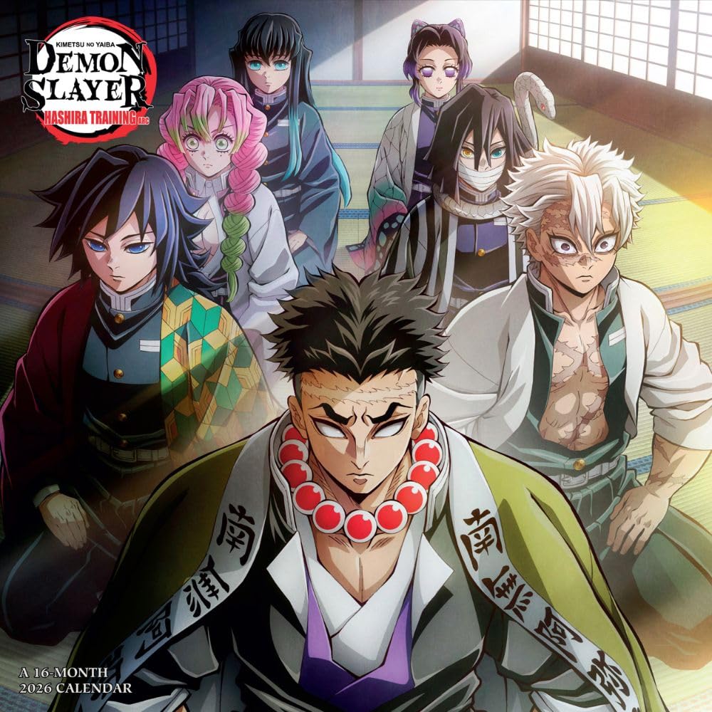 2026 Demon Slayer - Square Wall Calendar
