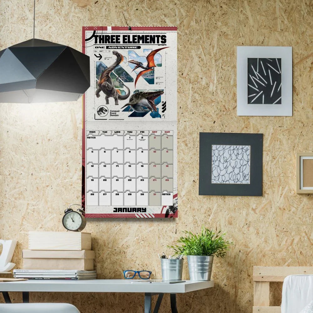 2026 Jurassic World Rebirth Movie - Square Wall Calendar