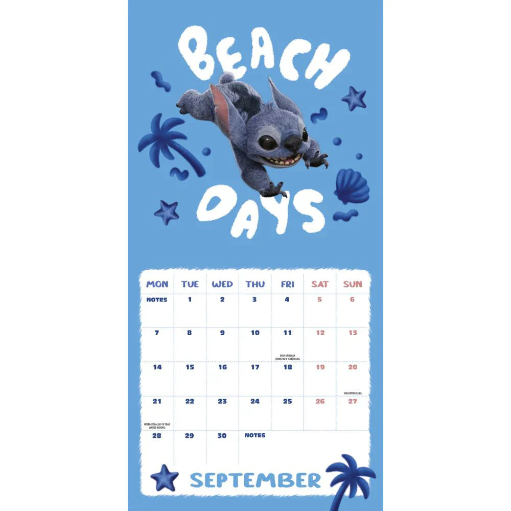 2026 Lilo & Stitch Movie - Square Wall Calendar