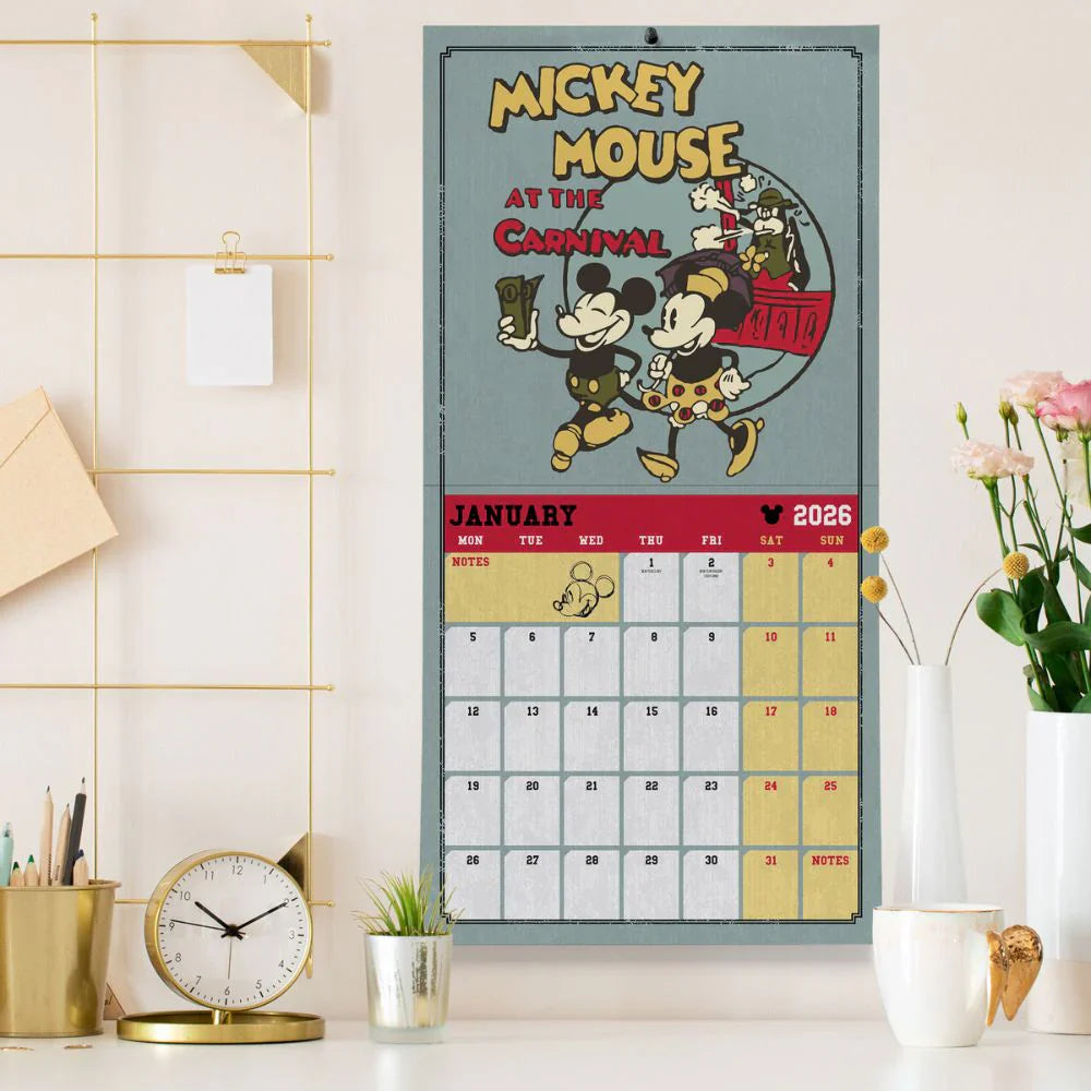 2026 Mickey Mouse Classic - Square Wall Calendar