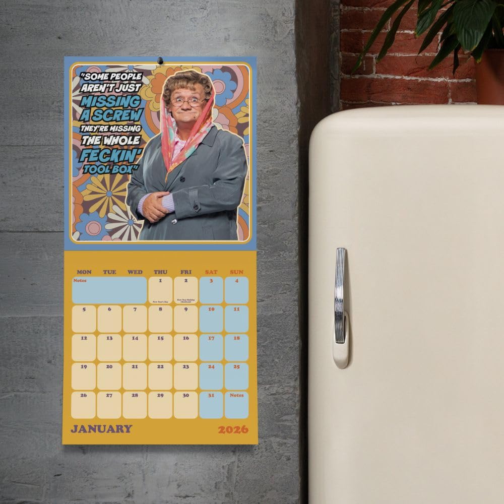 2026 Mrs. Brown's Boys - Square Wall Calendar