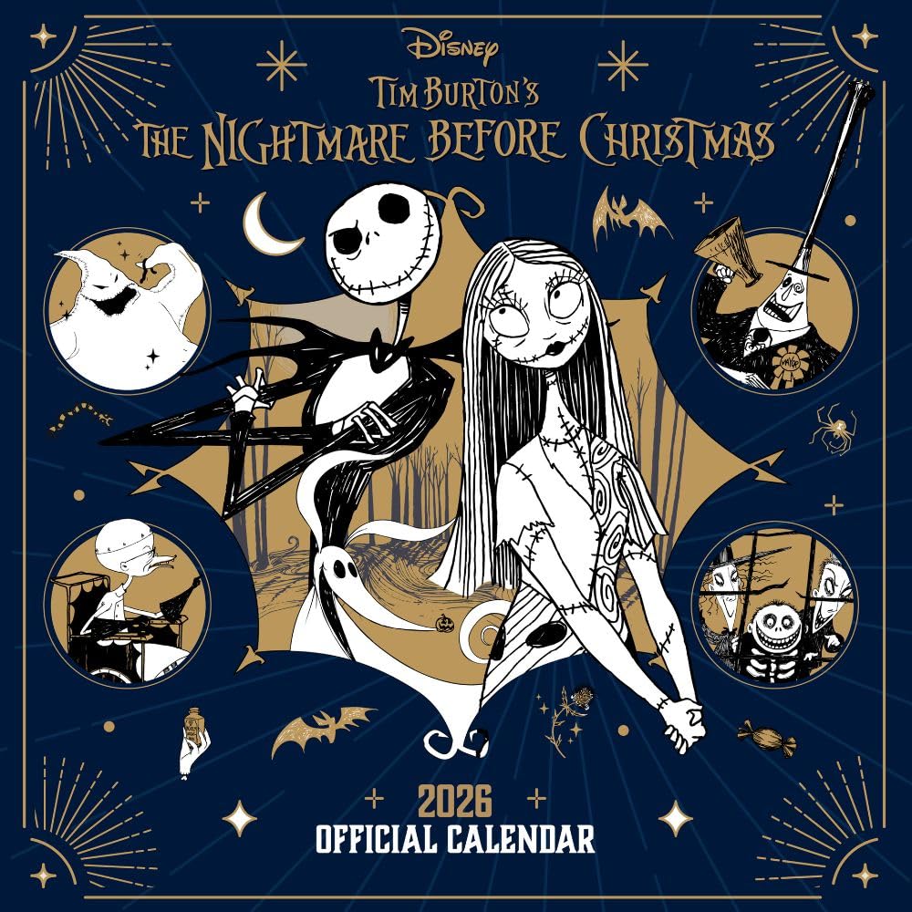 2026 The Nightmare Before Christmas - Square Wall Calendar