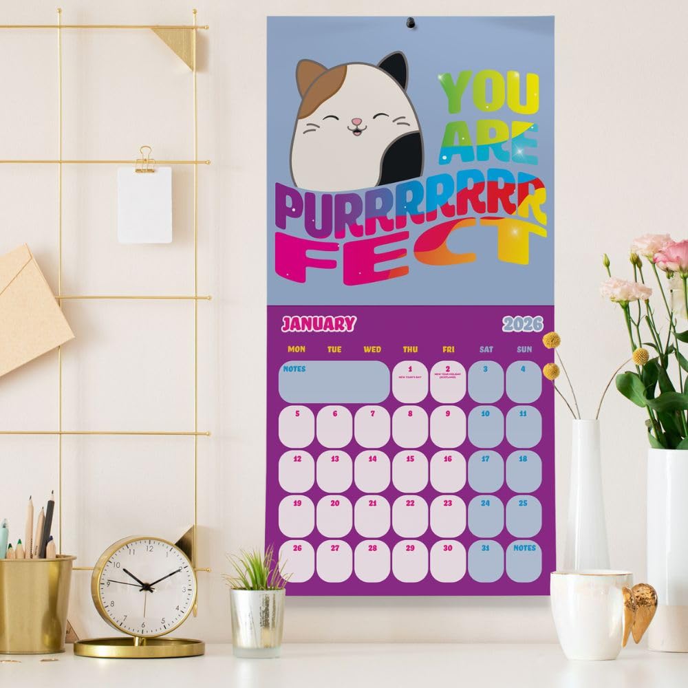 2026 Squishmallows - Square Wall Calendar