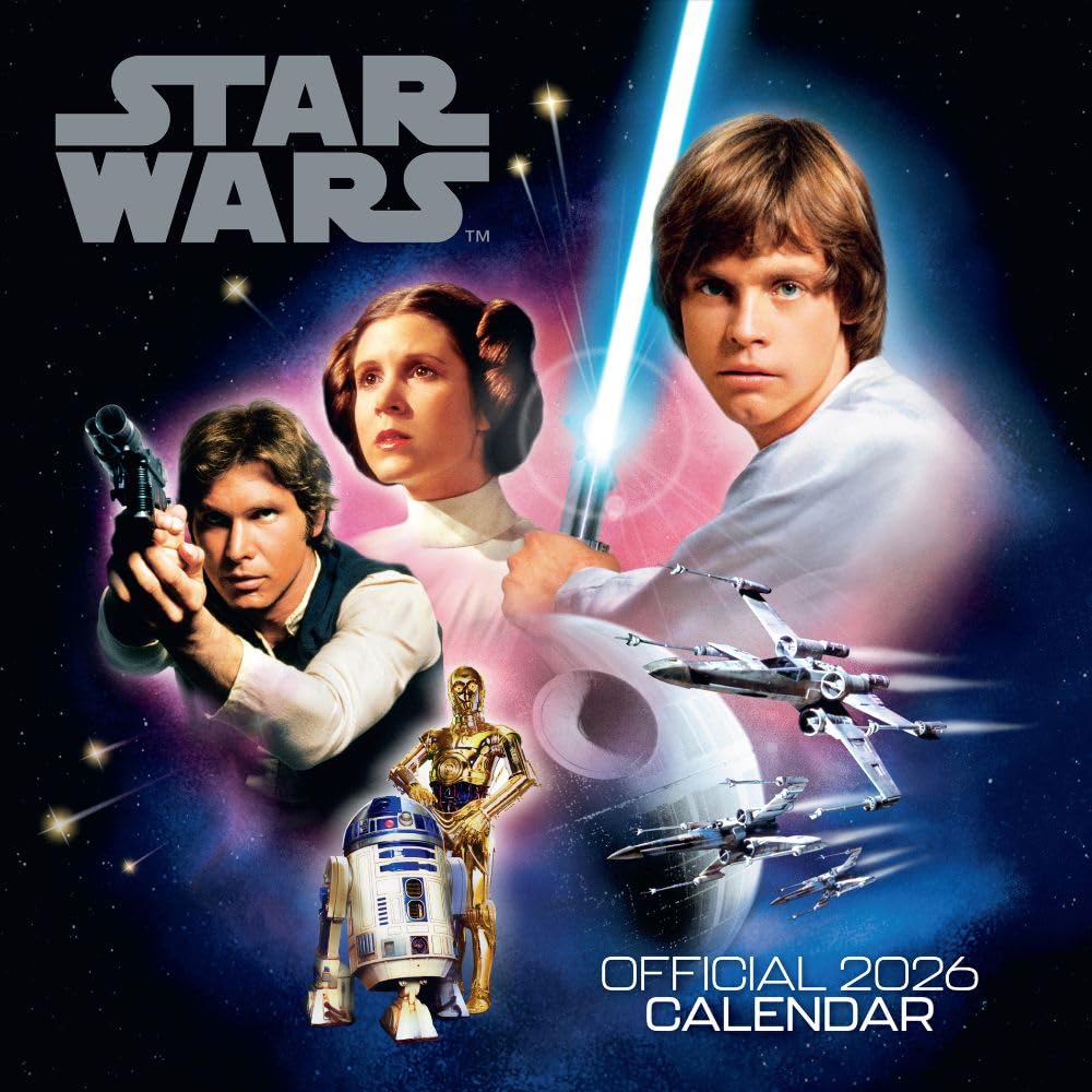 2026 Star Wars Classic - Square Wall Calendar