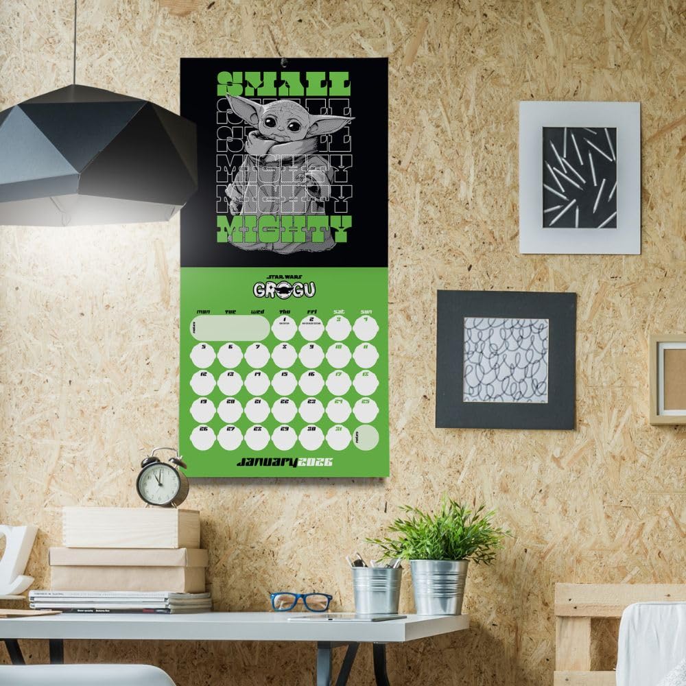 2026 Star Wars - Grogu - Square Wall Calendar