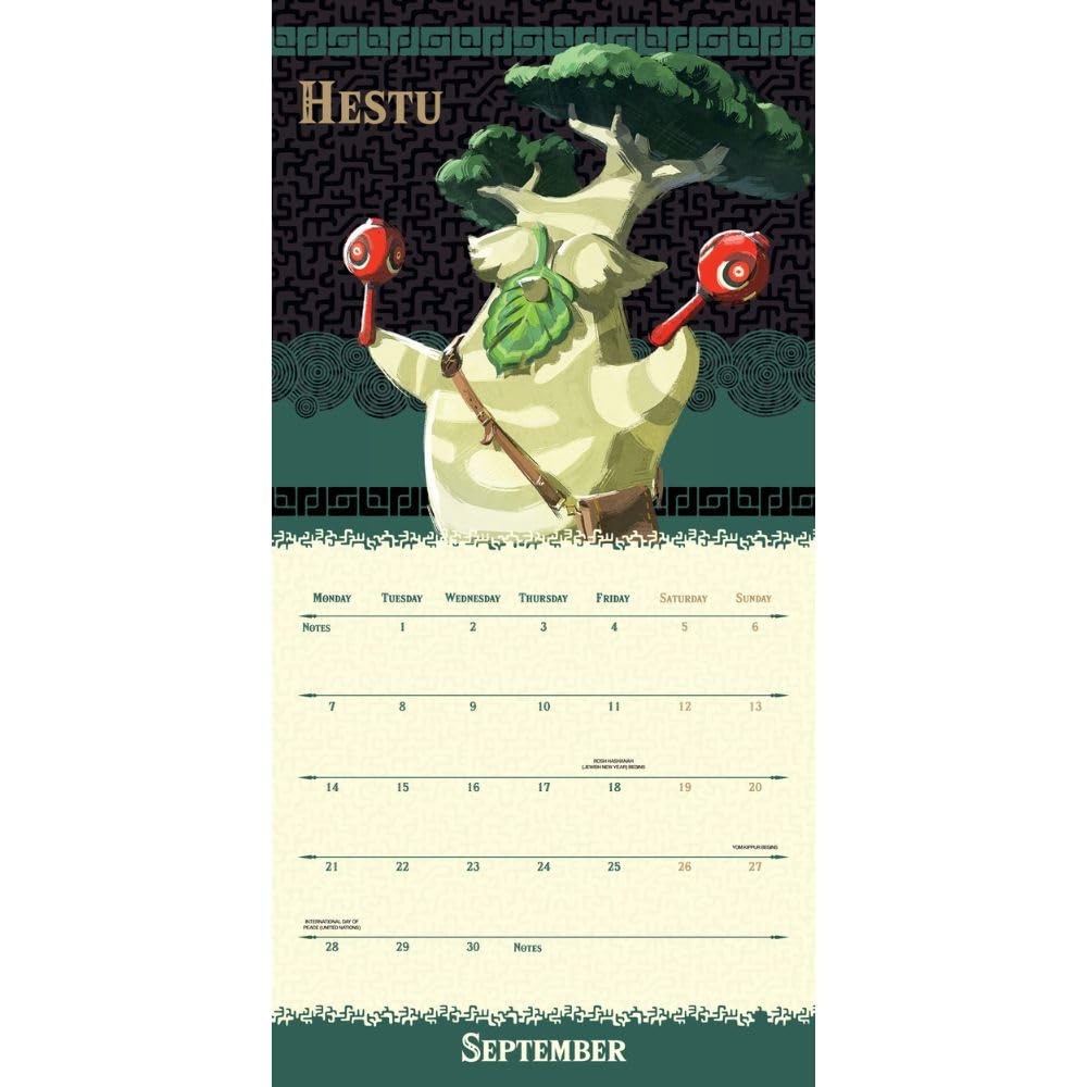 2026 The Legend Of Zelda - Square Wall Calendar