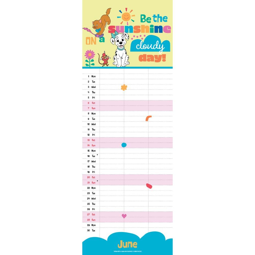 2026 Disney You, Me And Us - Slim Wall Calendar