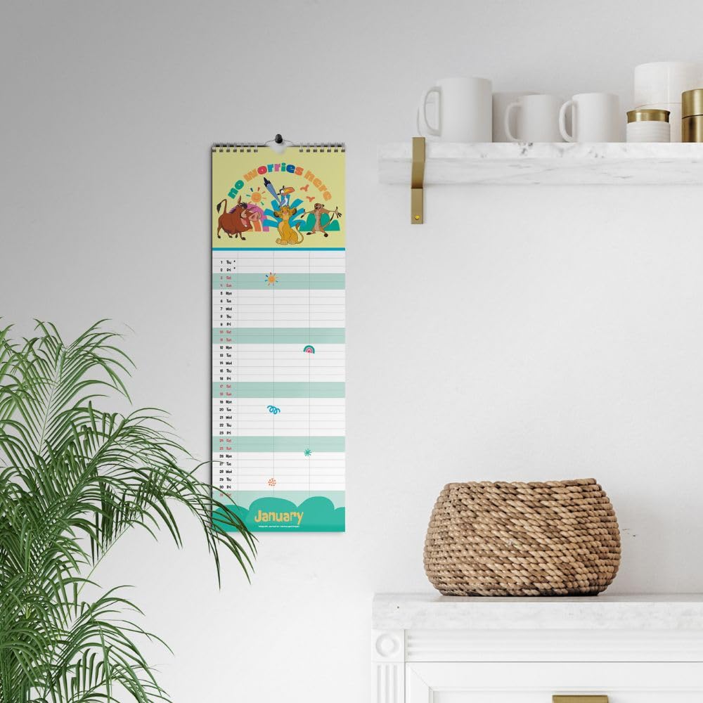 2026 Disney You, Me And Us - Slim Wall Calendar