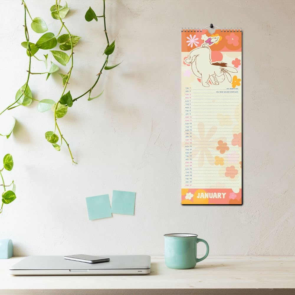 2026 Eeyore - Slim Wall Calendar