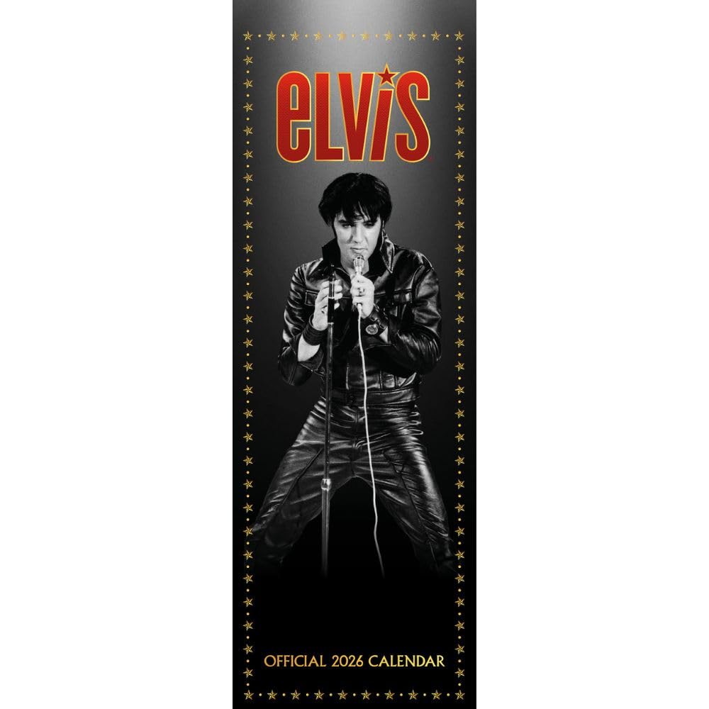 2026 Elvis - Slim Wall Calendar