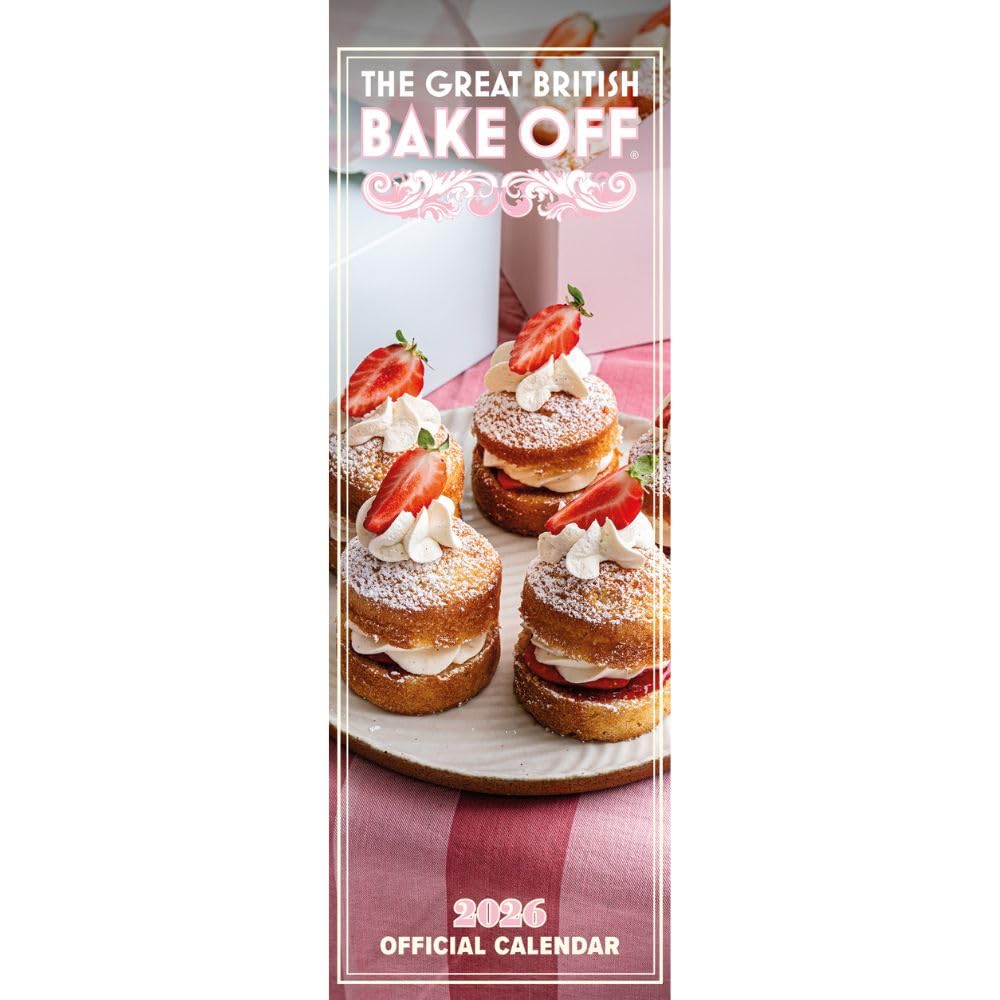 2026 The Great British Bake Off - Slim Wall Calendar