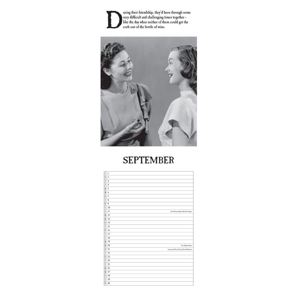 2026 On The Ceiling - Slim Wall Calendar