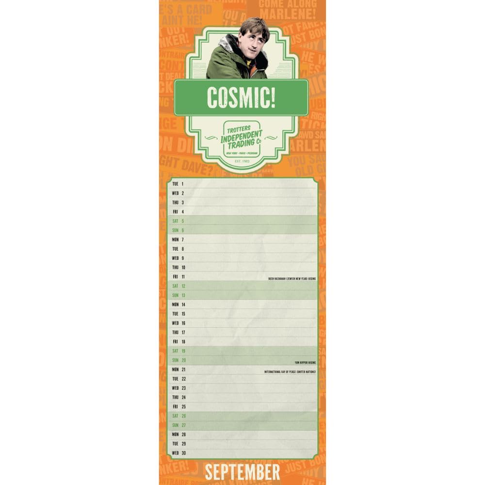 2026 Only Fools And Horses - Slim Wall Calendar