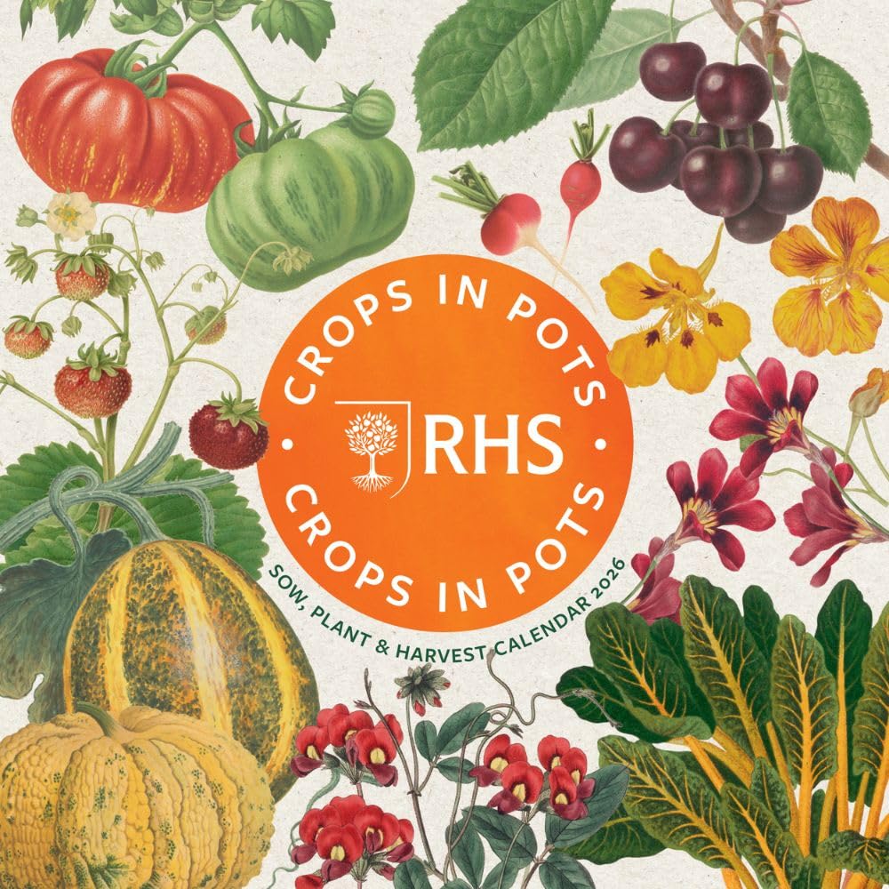2026 RHS - Crops In Pots - Mini Wall Calendar