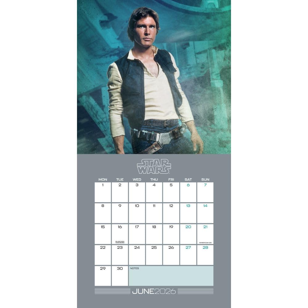 2026 Star Wars Classic - Mini Wall Calendar
