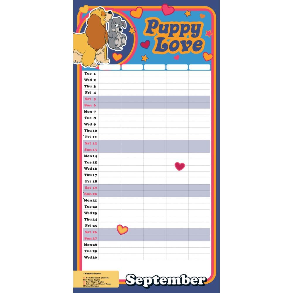 2026 Disney Classics - Family Organiser Calendar - Square Wall Calendar