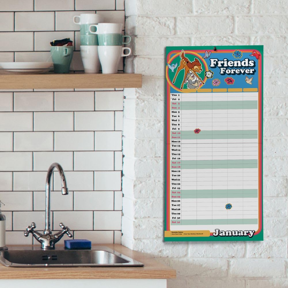 2026 Disney Classics - Family Organiser Calendar - Square Wall Calendar